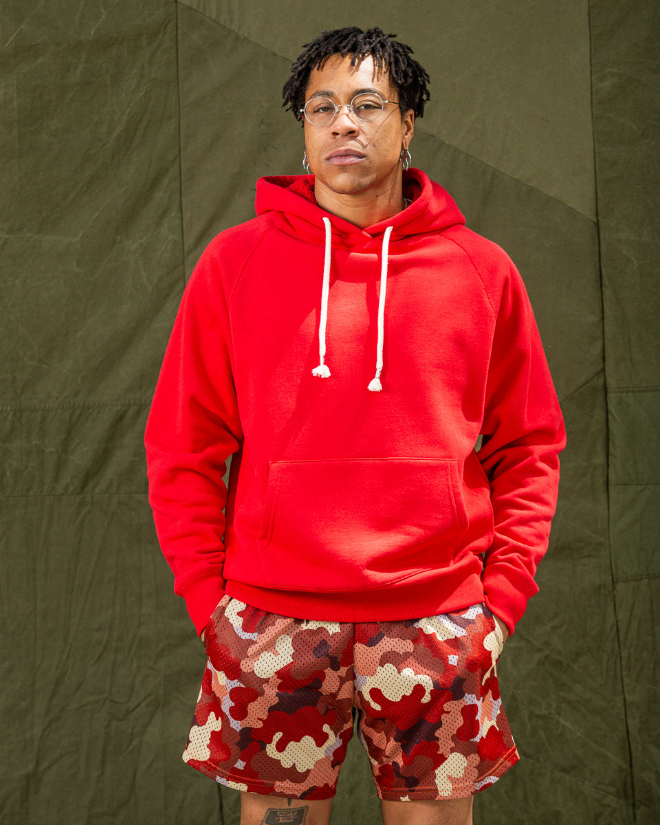 Wonder Looper Super Looper French Terry Pullover Hoodie - Red - Standard & Strange