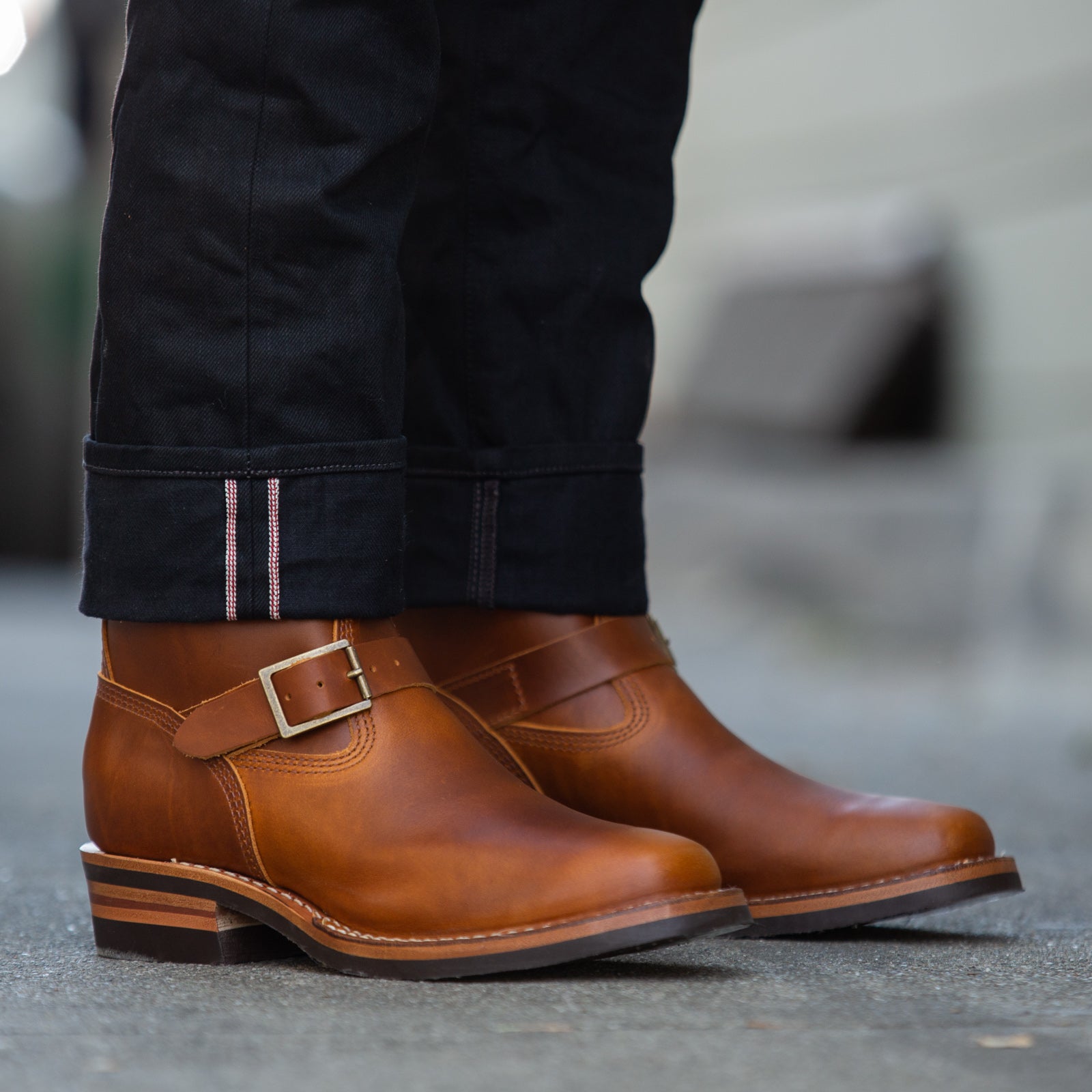 Wesco Wesco 7500 British Tan Engineer Boot - Standard & Strange