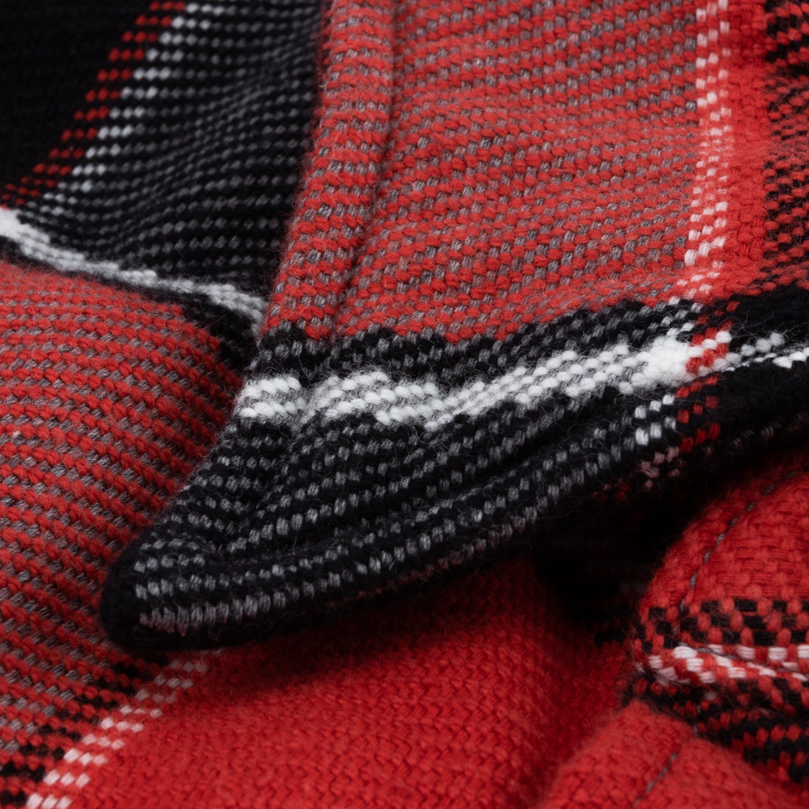 The Real McCoy's 8HU Napped Flannel Shirt / Tongass Plaid - Red - Standard & Strange