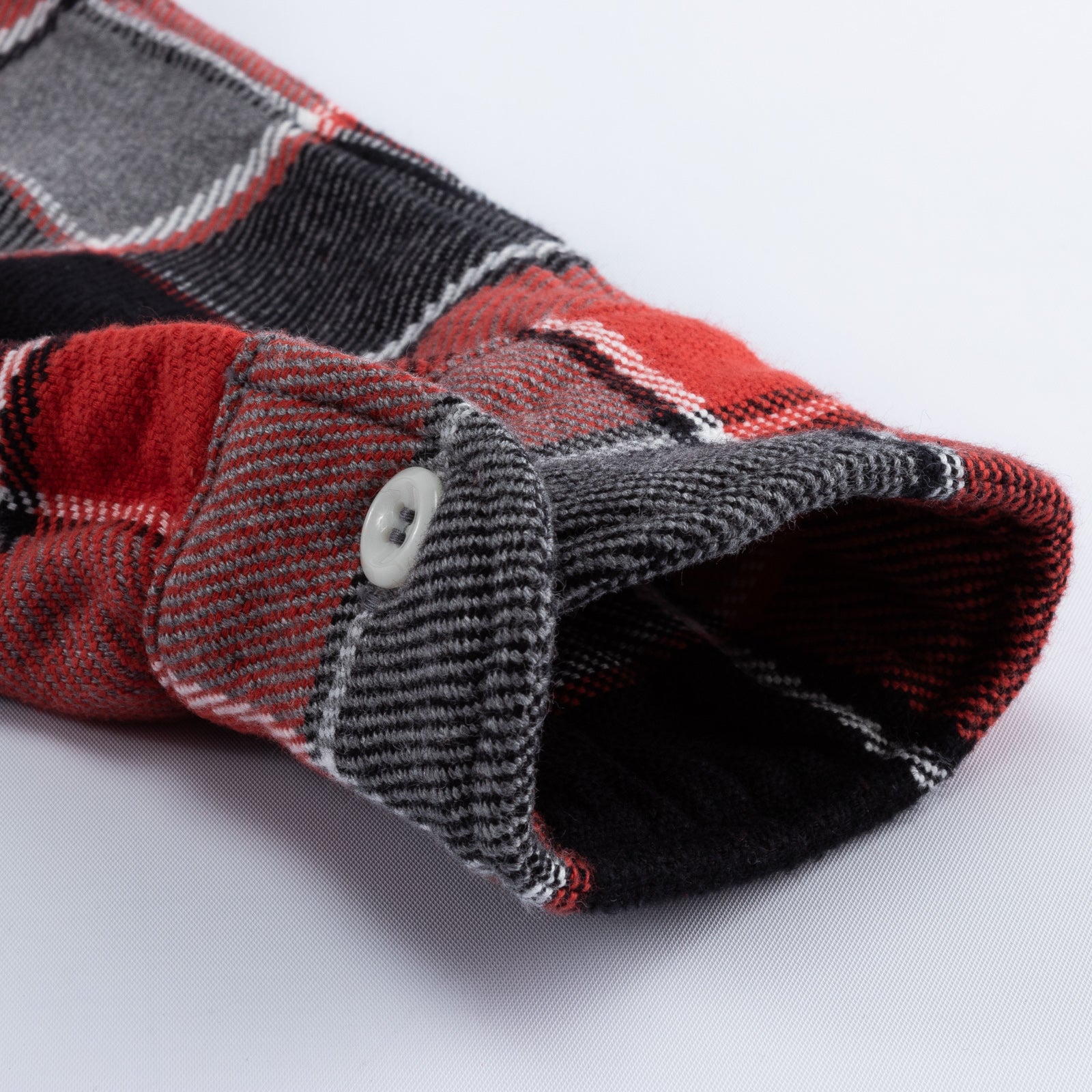 The Real McCoy's 8HU Napped Flannel Shirt / Tongass Plaid - Red - Standard & Strange