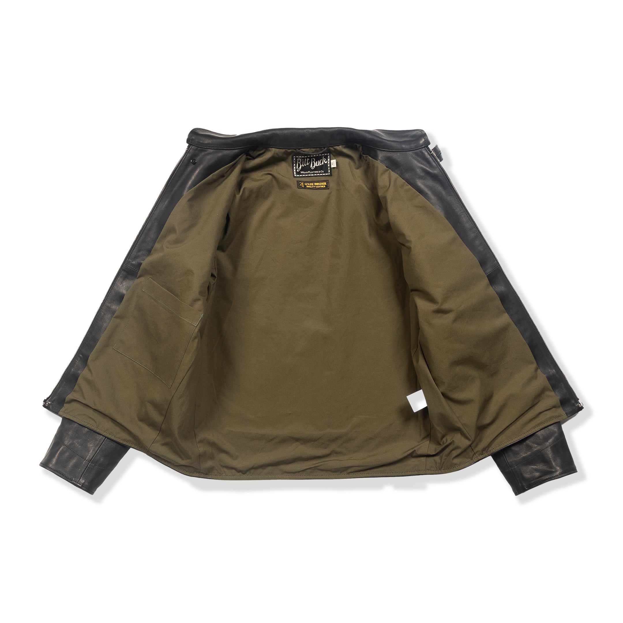 Attractions Horsehide A-1 Zip Jacket - Black - Standard & Strange