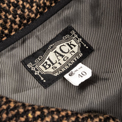 Black Sign 1930s Wind Block "CORD" Jacket - Bob Cat - Standard & Strange