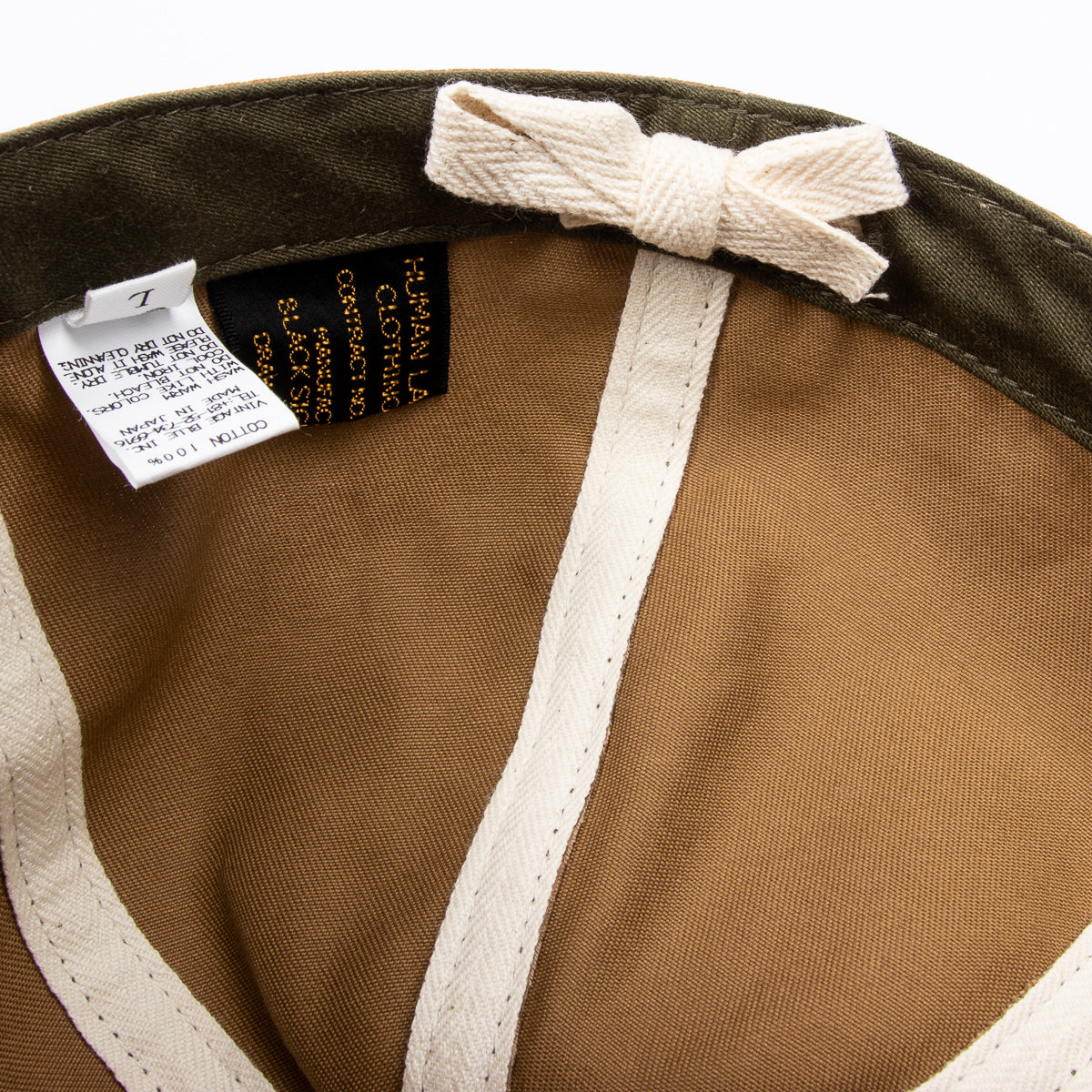 Black Sign Mechanics Cap - Field Beige Chino - Standard & Strange