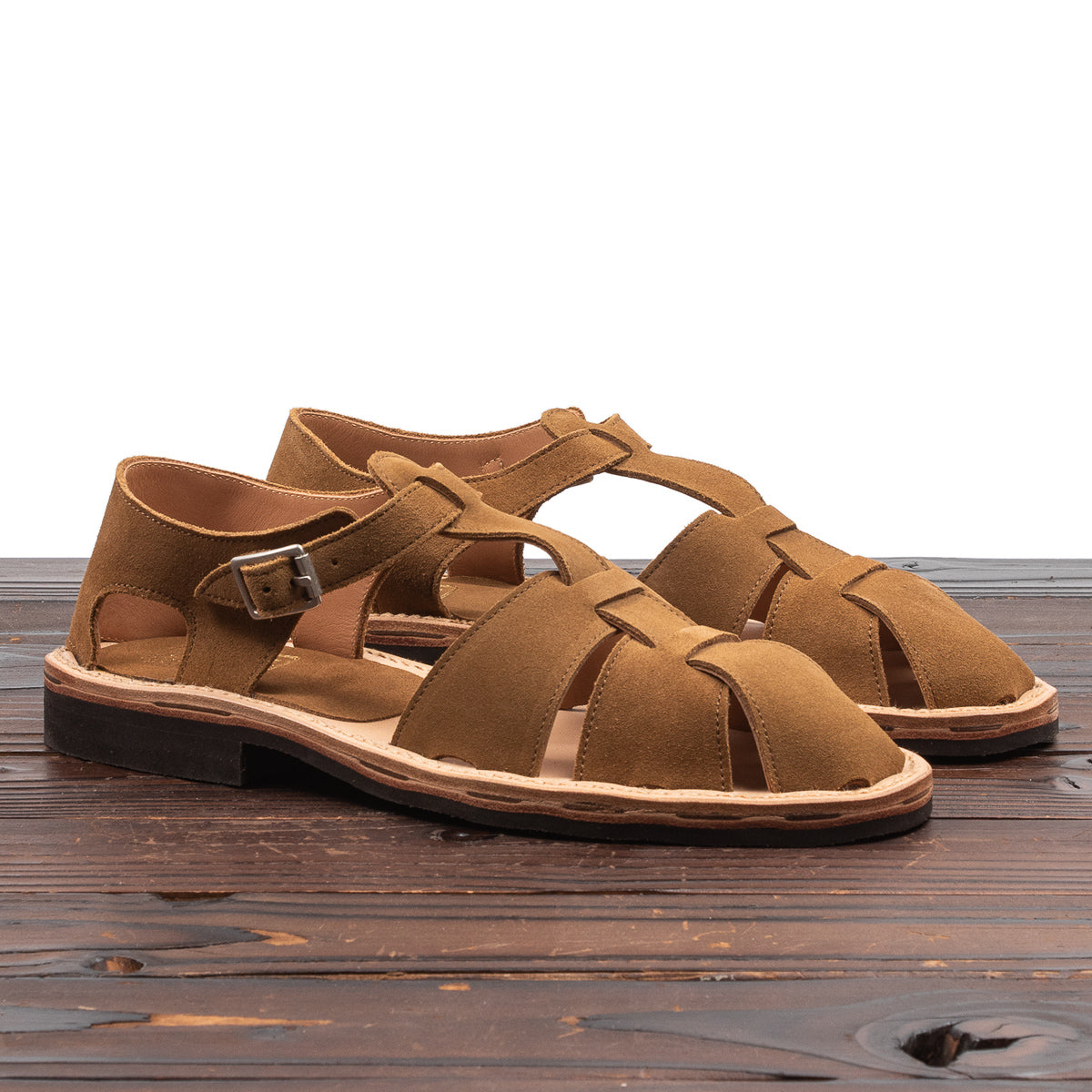 Orleans Sandal - Tan Suede