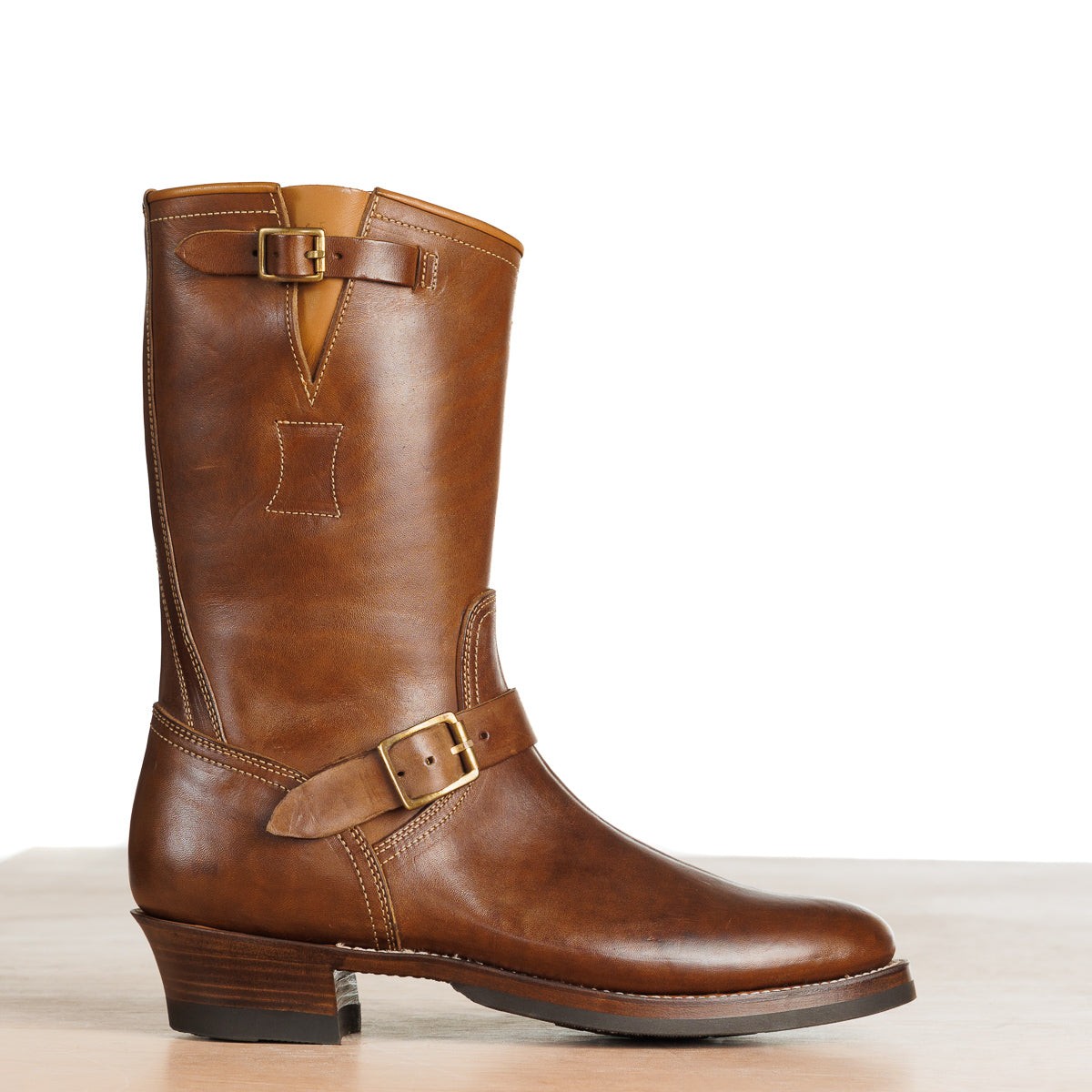 Clinch Boots Engineer Boot - Natural Horsebutt - CN Wide Last - Standard & Strange