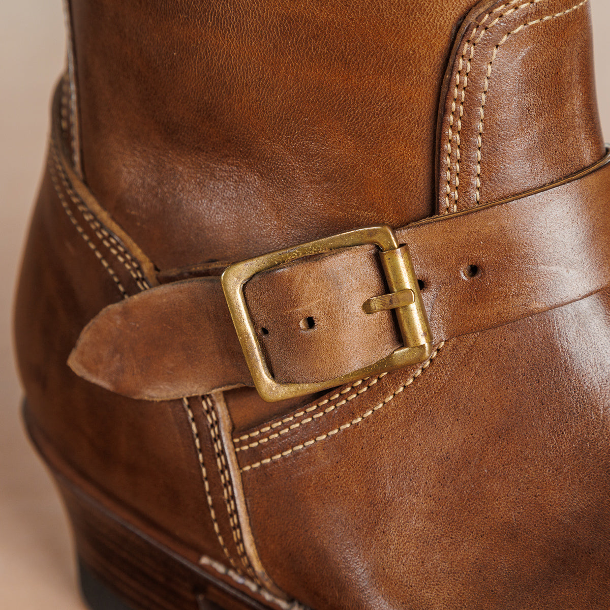 Clinch Boots Engineer Boot - Natural Horsebutt - CN Wide Last - Standard & Strange