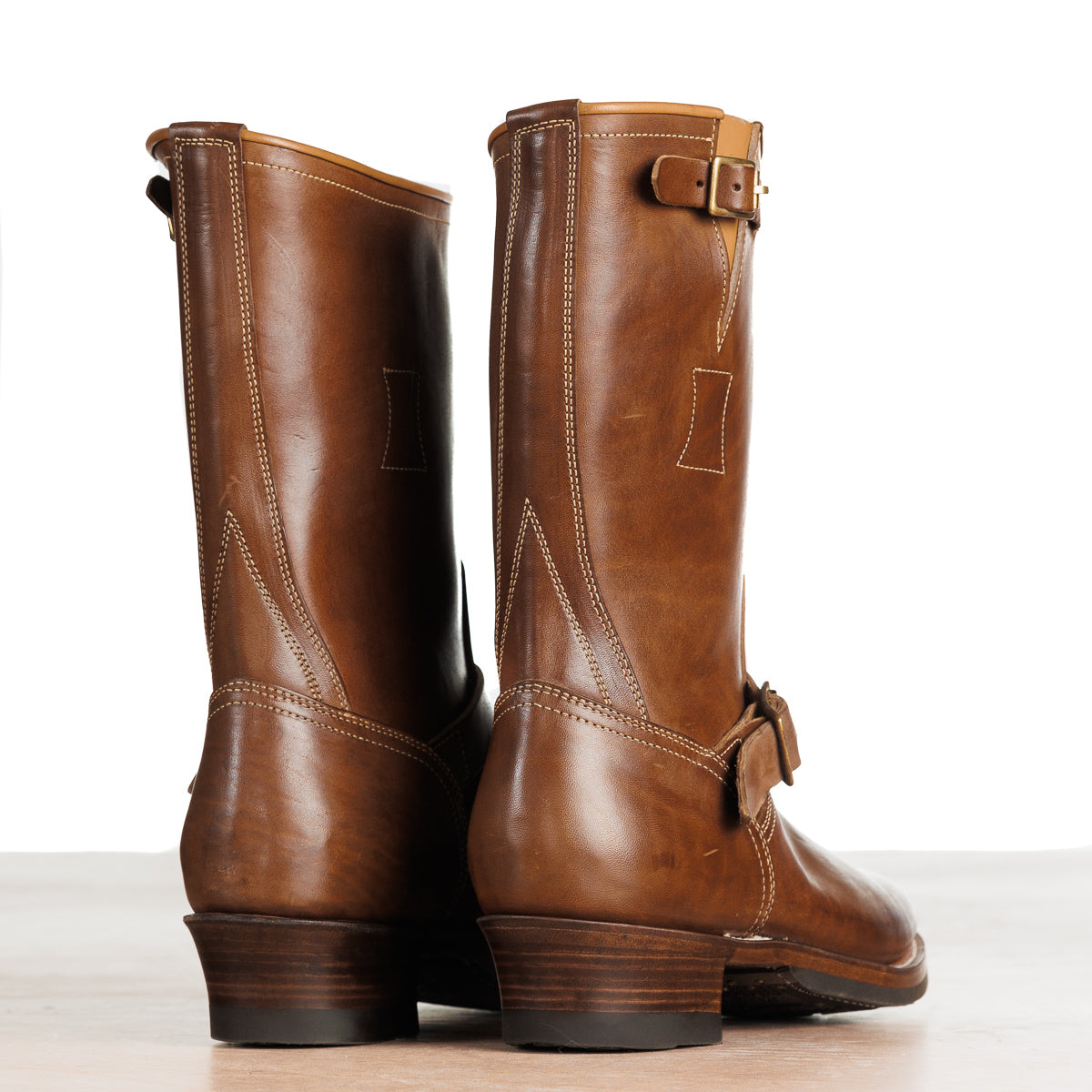 Clinch Boots Engineer Boot - Natural Horsebutt - CN Wide Last - Standard & Strange