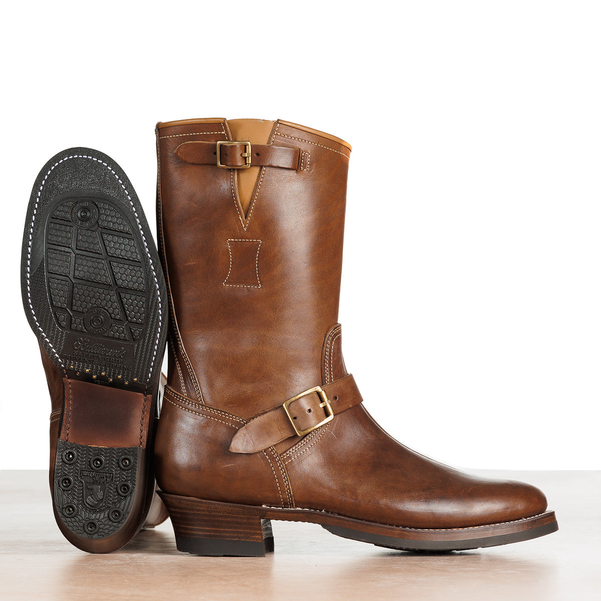 Clinch Boots Engineer Boot - Natural Horsebutt - CN Wide Last - Standard & Strange