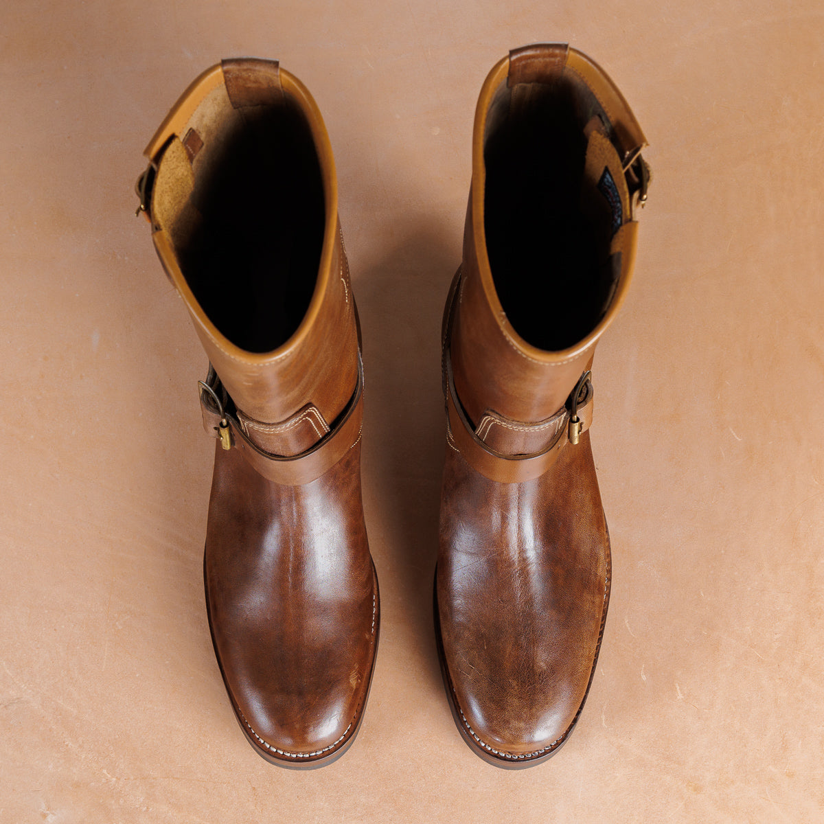 Clinch Boots Engineer Boot - Natural Horsebutt - CN Wide Last - Standard & Strange