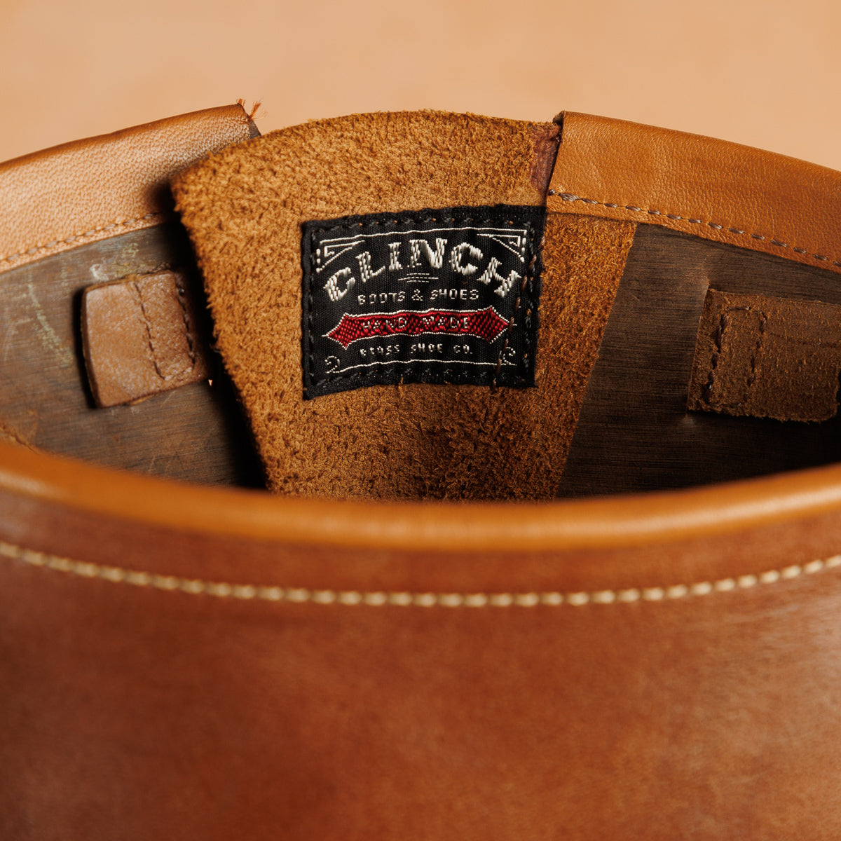 Clinch Boots Engineer Boot - Natural Horsebutt - CN Wide Last - Standard & Strange