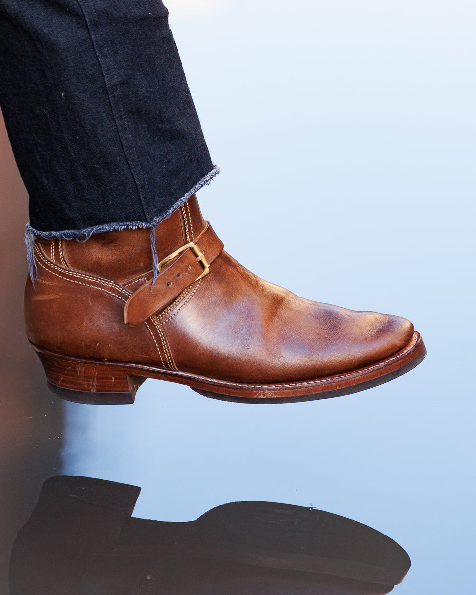 Clinch Boots Engineer Boot - Natural Horsebutt - CN Wide Last - Standard & Strange