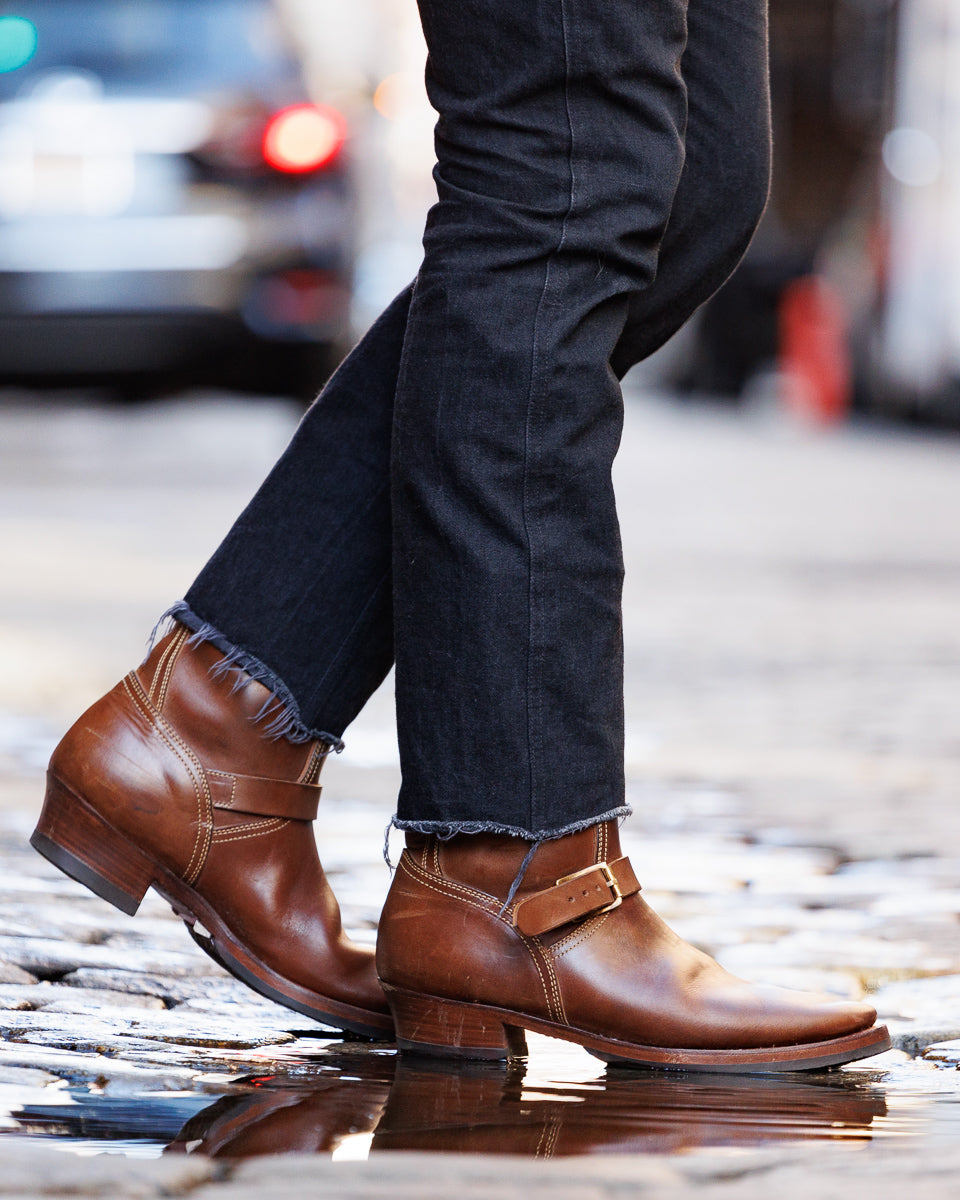 Clinch Boots Engineer Boot - Natural Horsebutt - CN Wide Last - Standard & Strange