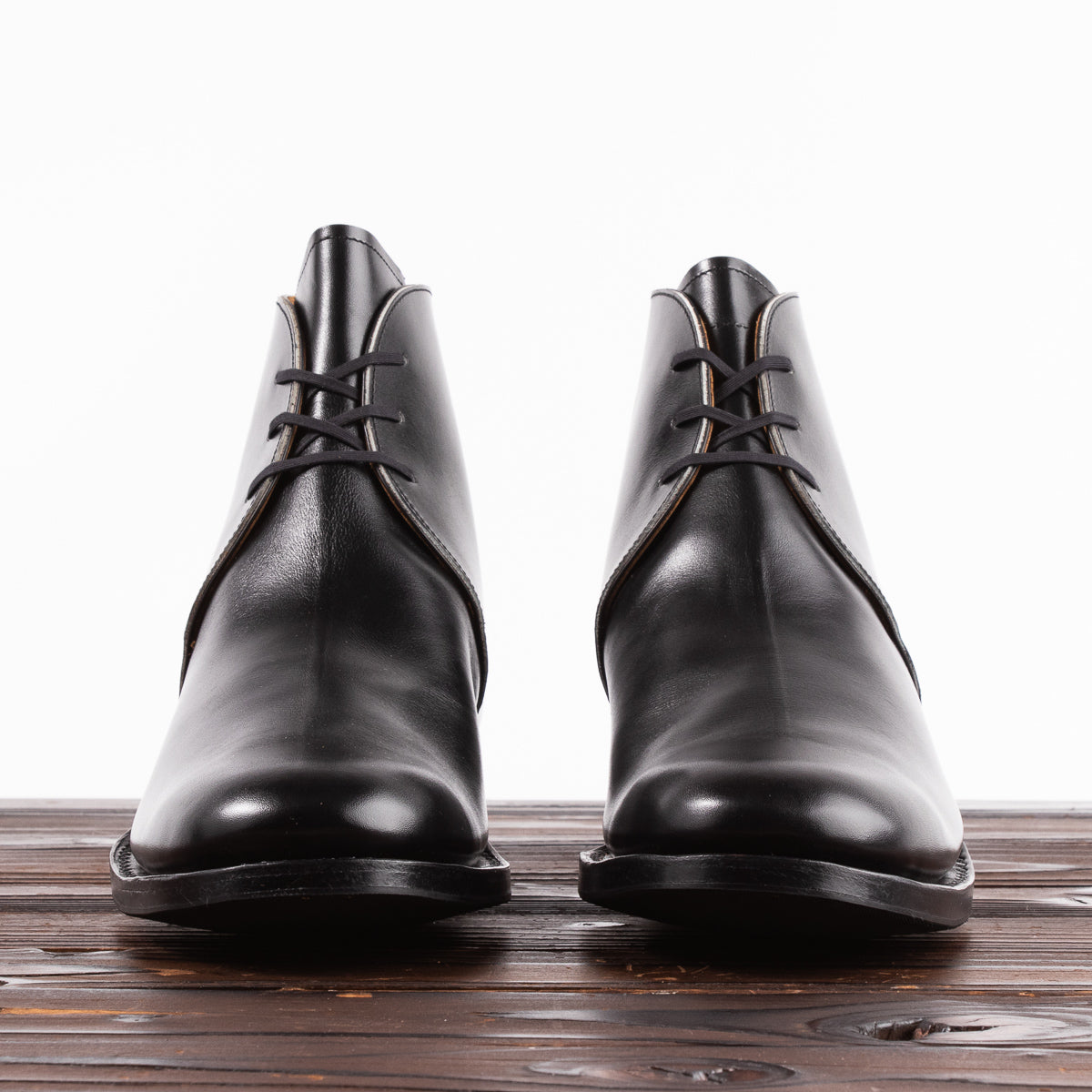 Clinch Boots George Boots - Black Overdyed Kip - CN-Wide Last - Standard & Strange