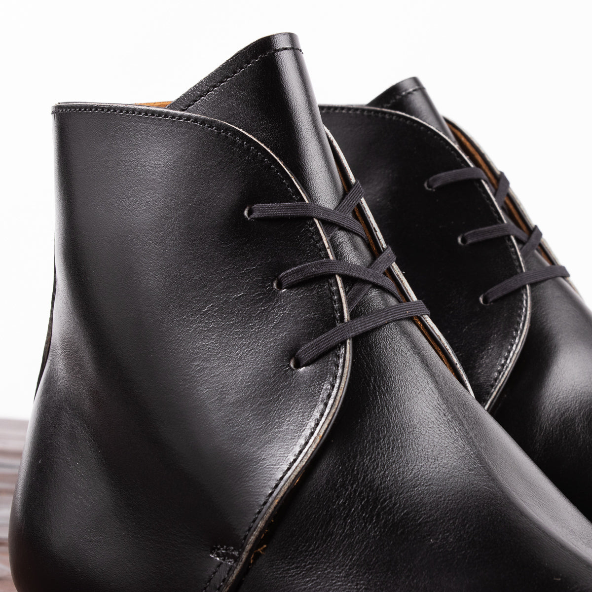 Clinch Boots George Boots - Black Overdyed Kip - CN-Wide Last - Standard & Strange