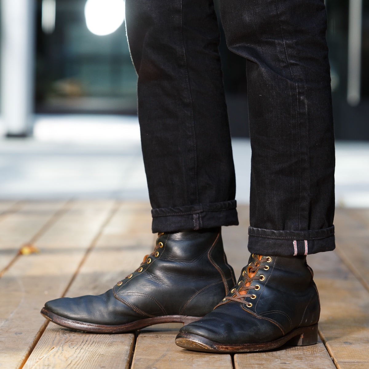 Clinch Boots Hi-Liner Boots - Black Overdyed Latigo - CN-S Last - Standard & Strange