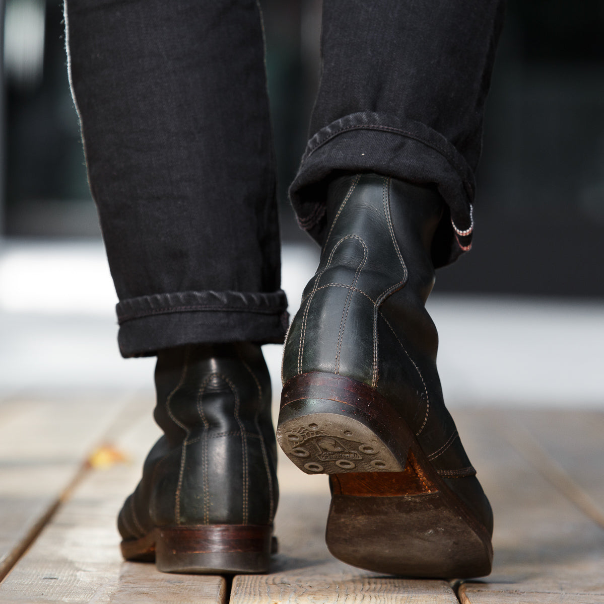 Clinch Boots Hi-Liner Boots - Black Overdyed Latigo - CN-S Last - Standard & Strange