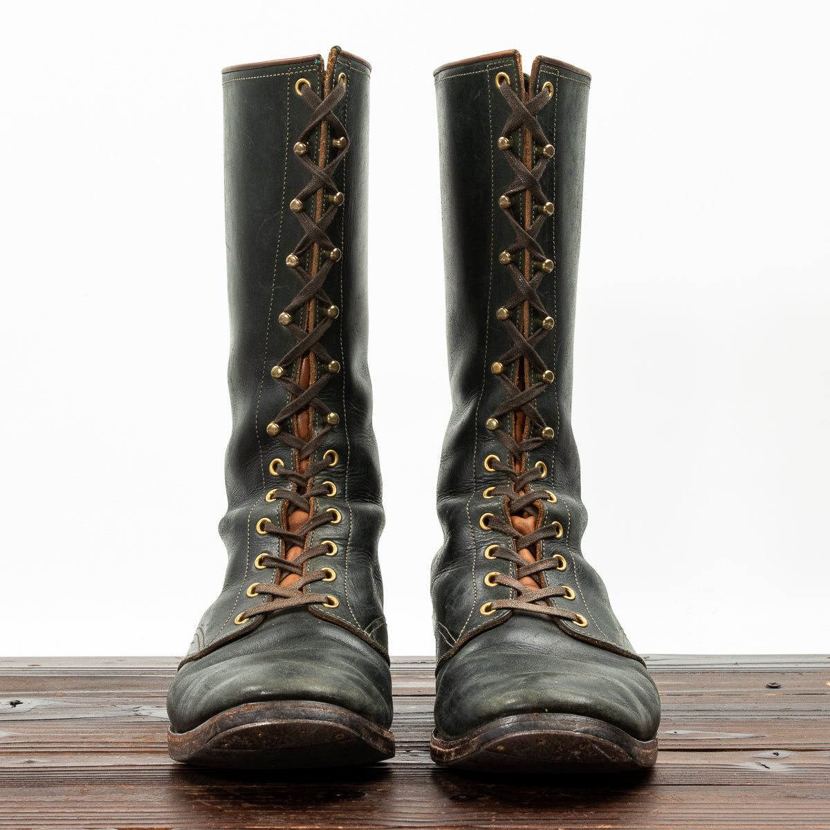 Clinch Boots Hi-Liner Boots - Black Overdyed Latigo - CN-S Last - Standard & Strange