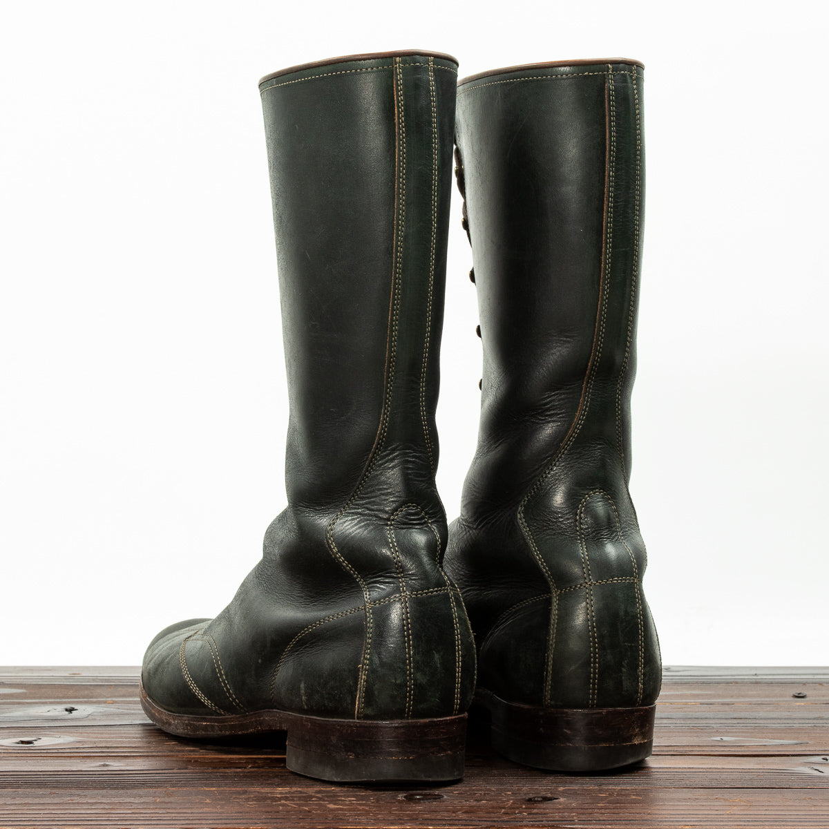 Clinch Boots Hi-Liner Boots - Black Overdyed Latigo - CN-S Last - Standard & Strange