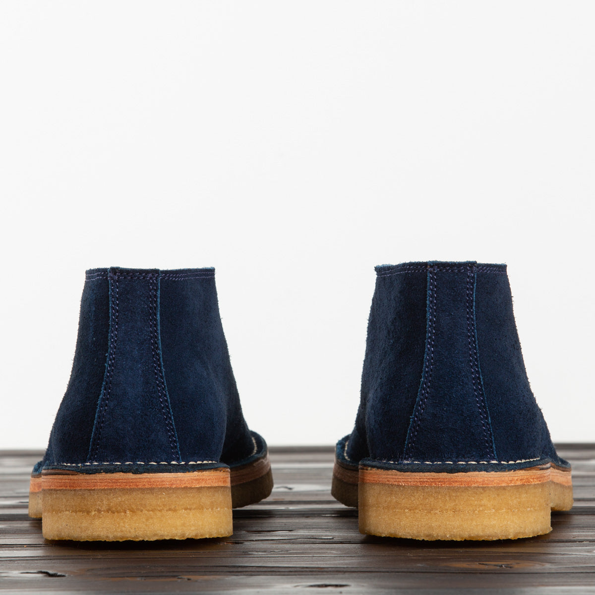 John Lofgren Desert Boots - Navy - Standard & Strange