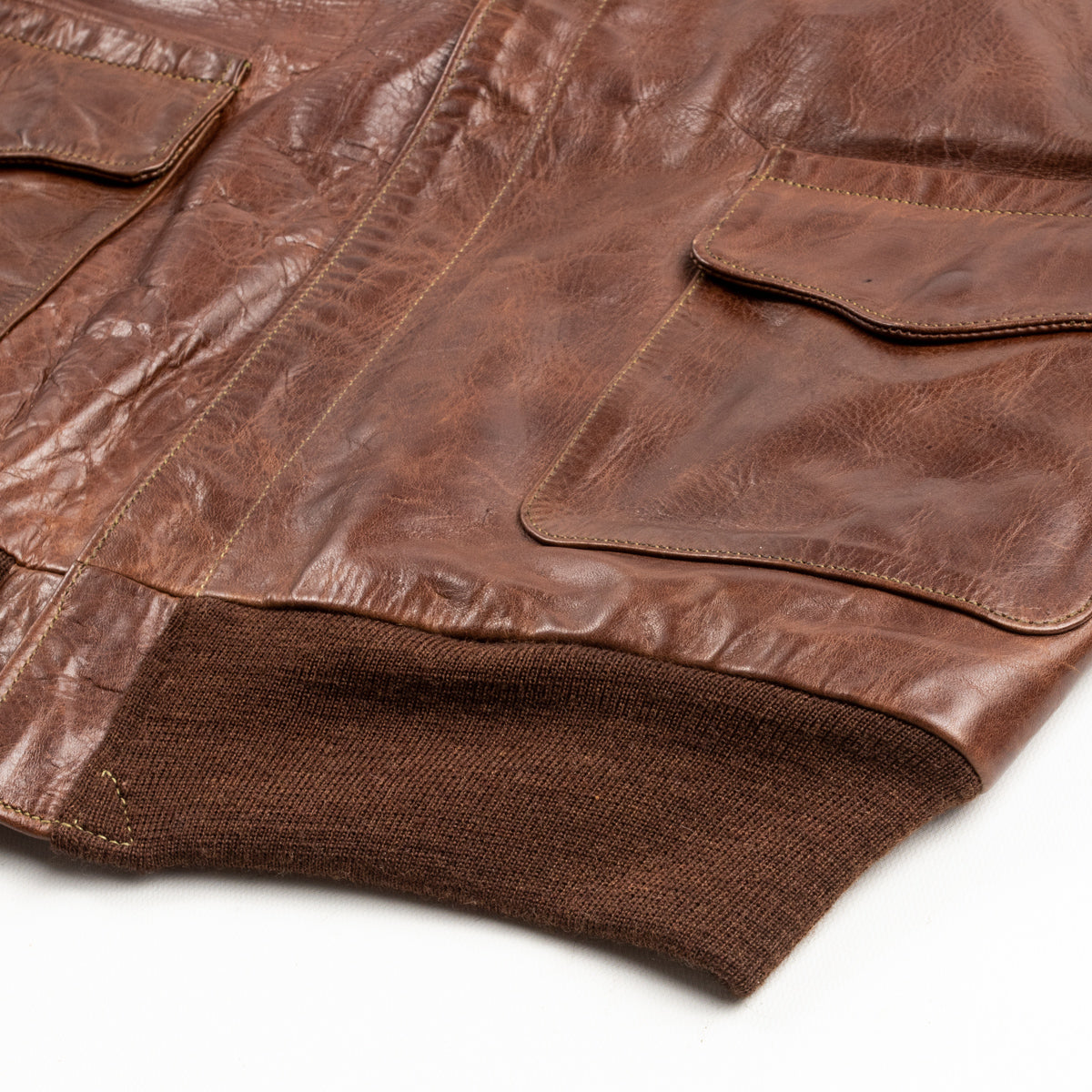 Eastman Leather Clothing Type A-2 Leather Jacket - 100th Bomb Group Chapel in the Flak - Standard & Strange