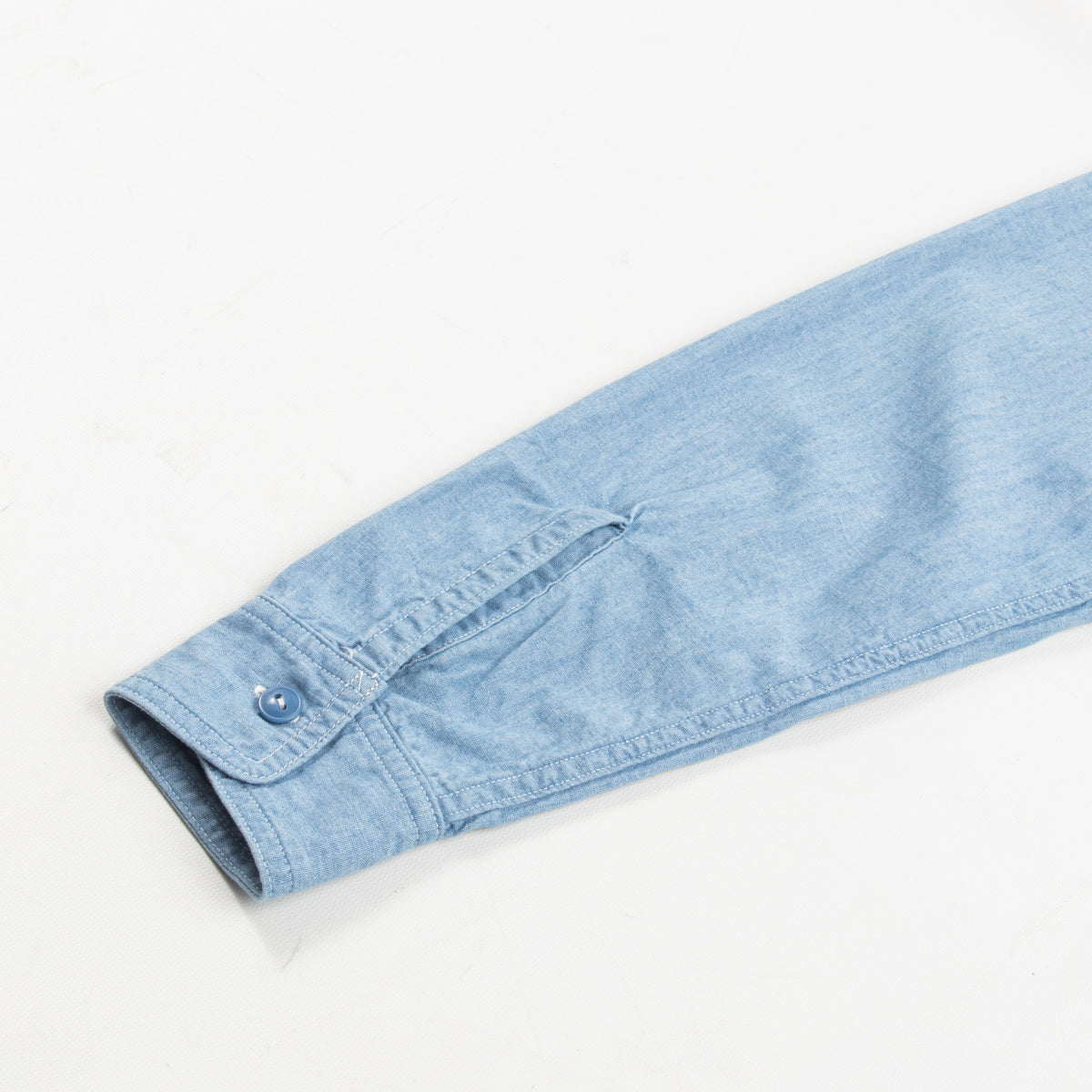 Eastman Leather Clothing USN Chambray Shirt - Blue - Standard & Strange