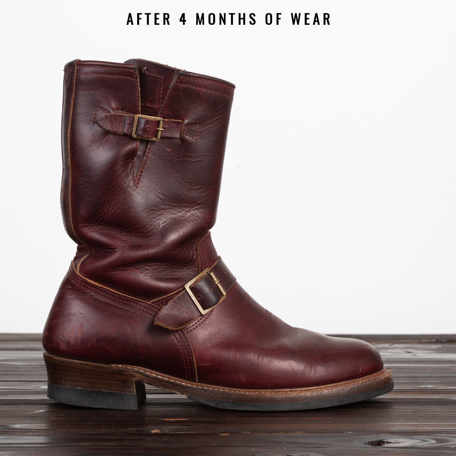 John Lofgren Wabash Engineer Boots - Burgundy CXL - Standard & Strange