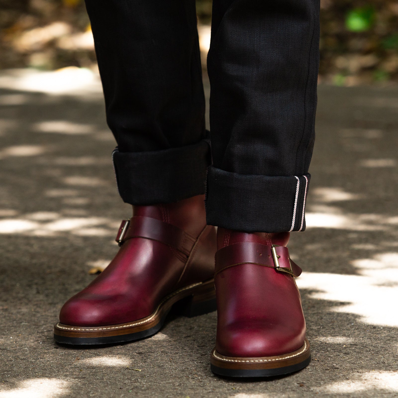 John Lofgren Wabash Engineer Boots - Burgundy CXL - Standard & Strange