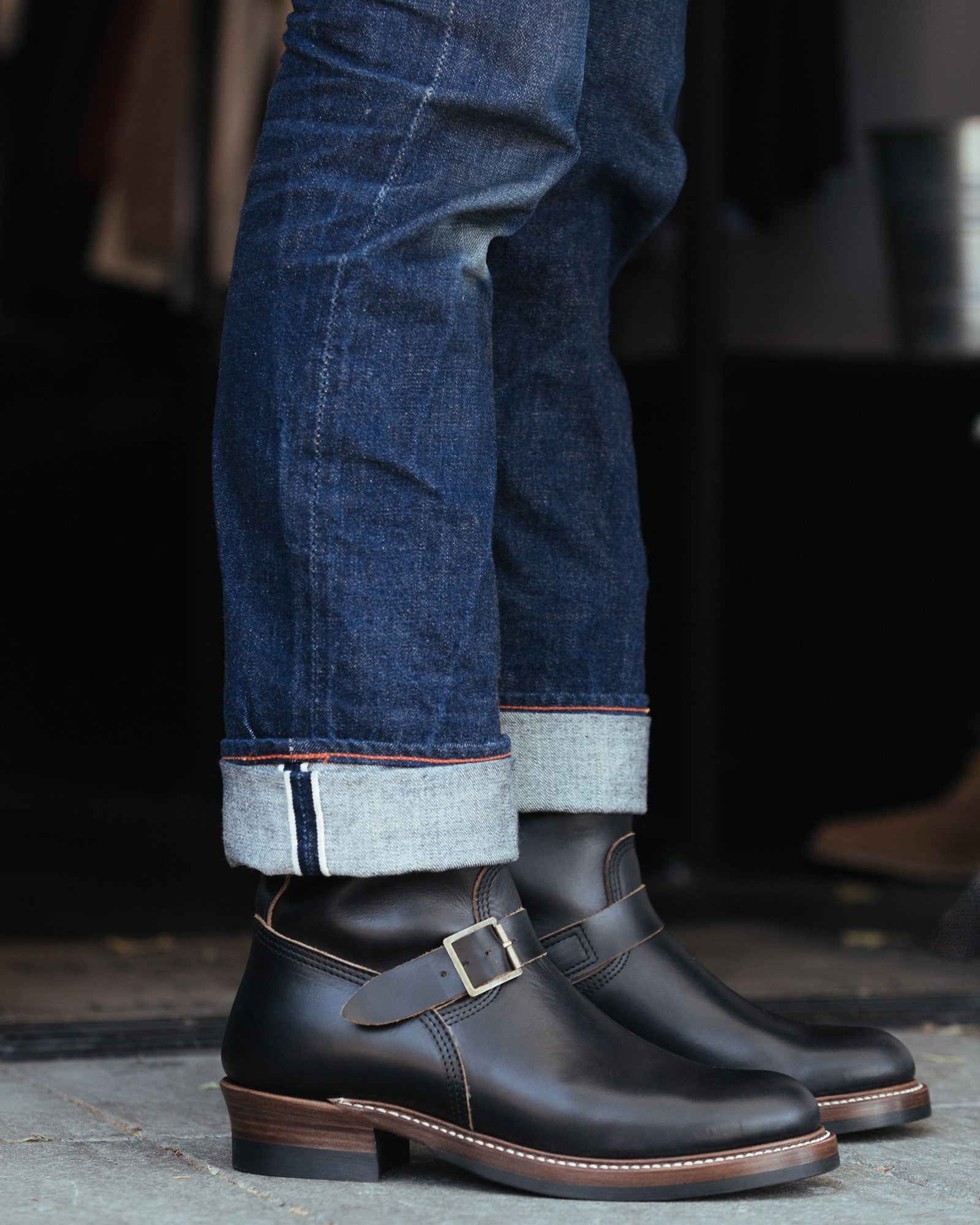 John Lofgren Wabash Engineer Boots - Black CXL - Standard & Strange