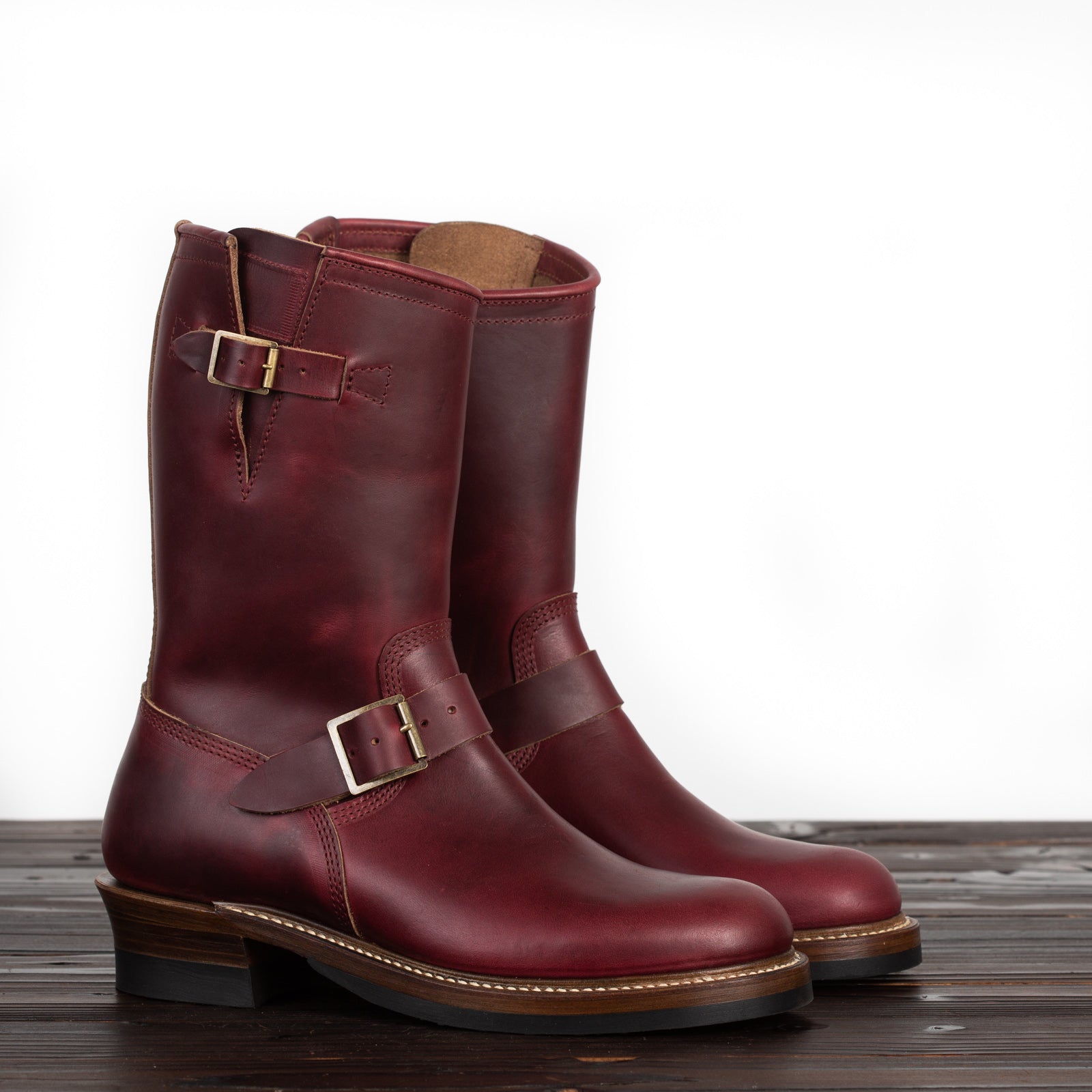 John Lofgren Wabash Engineer Boots Burgundy CXL – Standard Strange