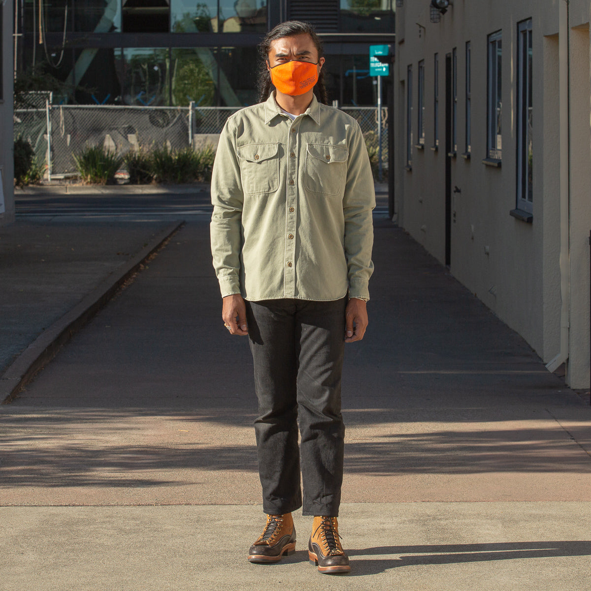 Freenote Utility Shirt - Olive - Standard & Strange