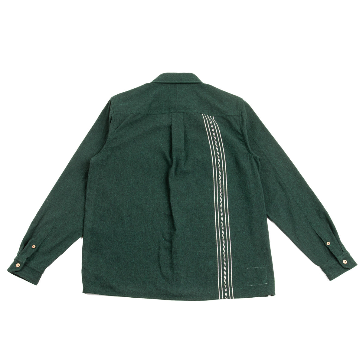 Graziano and Gutiérrez Work-Shirt - Green Striped - Standard & Strange