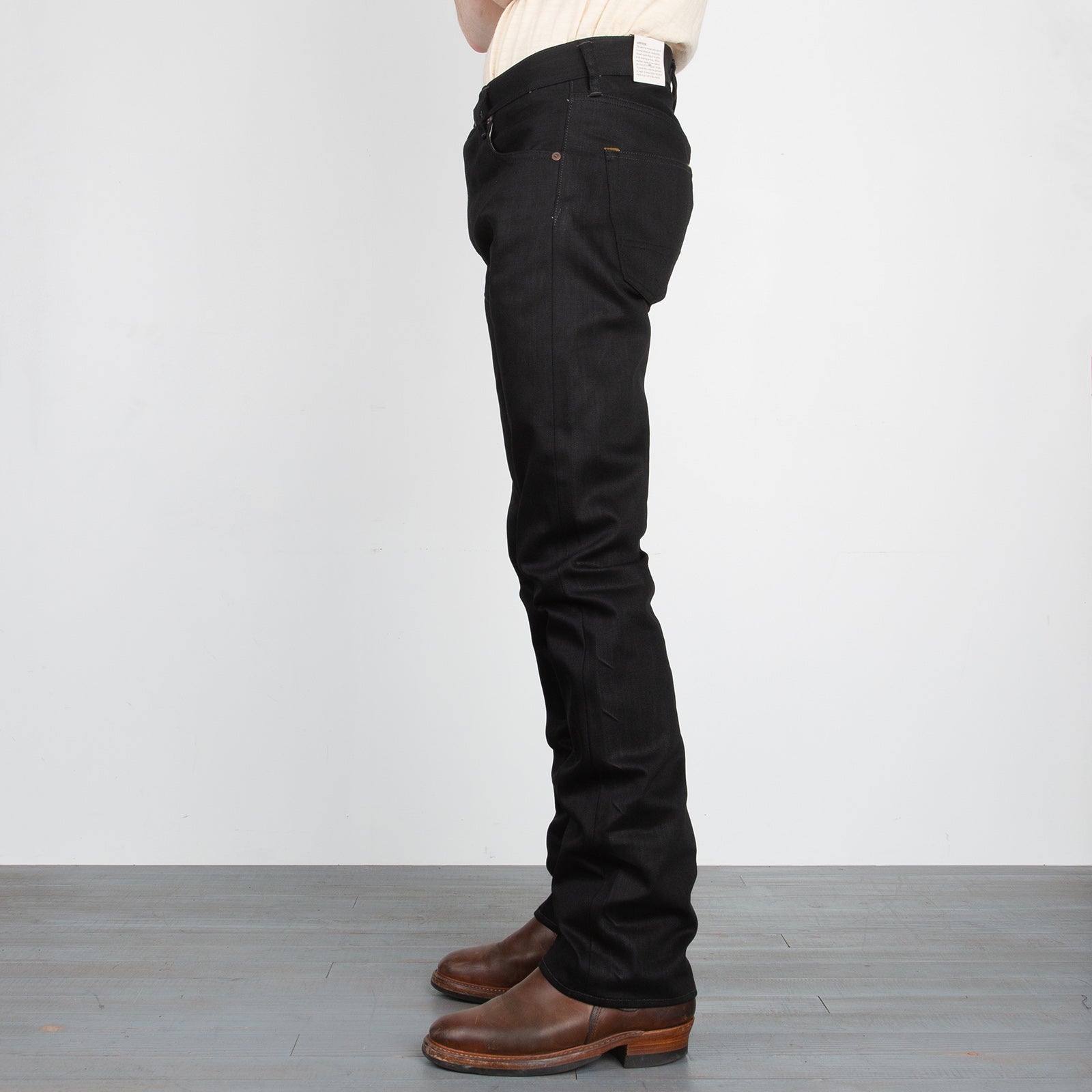 Indigofera Hawk Bootcut Fit - 14oz Gunpowder Black Selvedge - Standard & Strange
