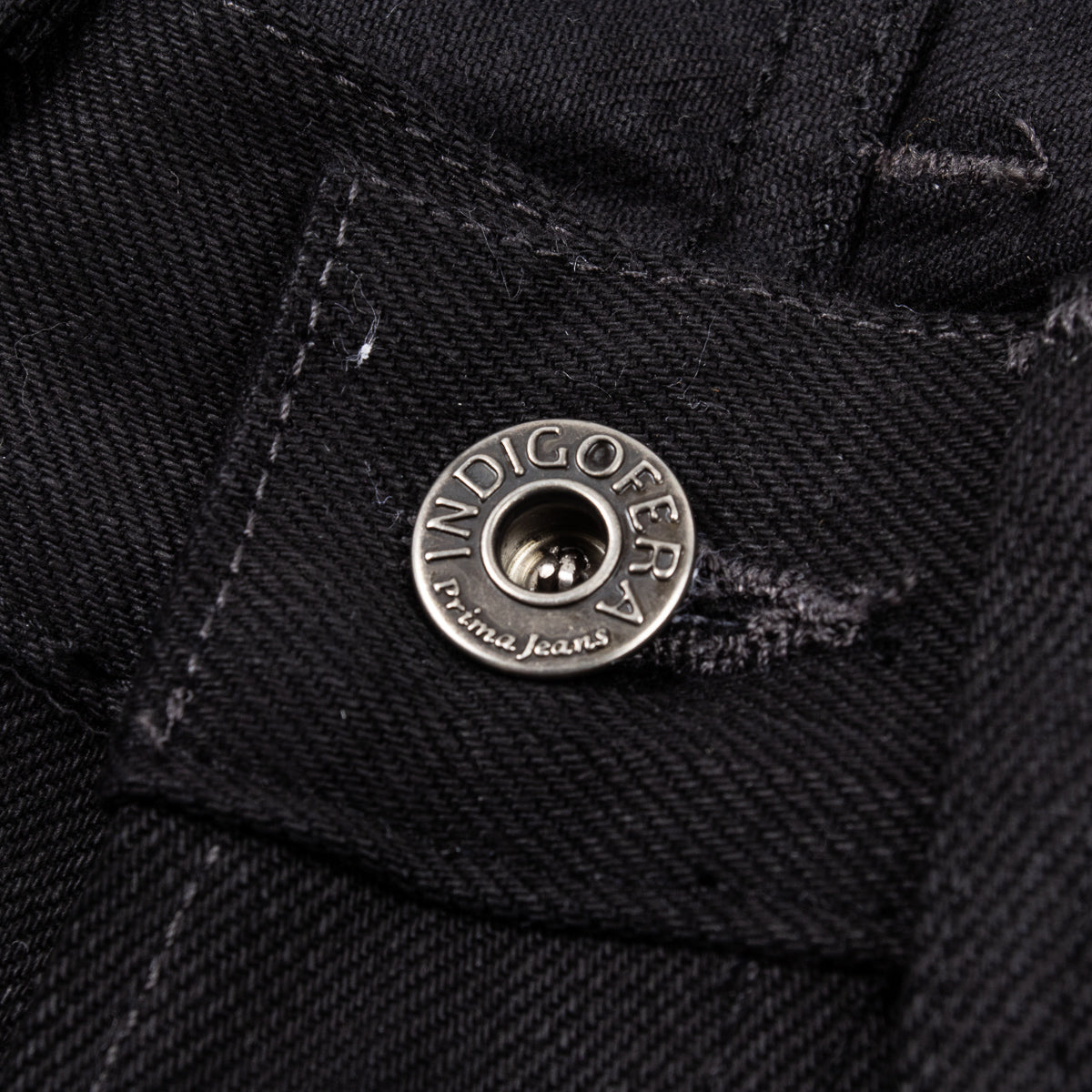 Indigofera Buck Tapered Fit - 14oz Gunpowder Black Selvedge - Standard & Strange