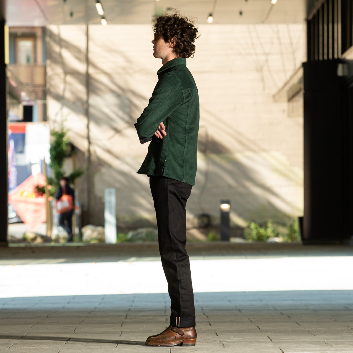 Indigofera Buck Tapered Fit - 14oz Gunpowder Black Selvedge - Standard & Strange