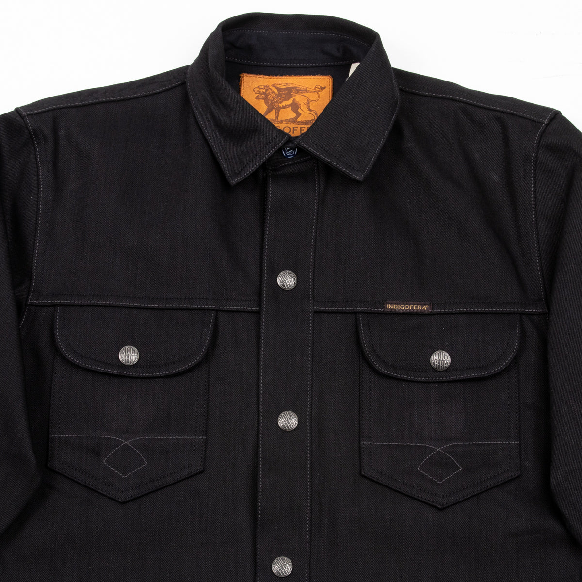 Indigofera Copeland Slim Fit Jacket - 14oz Black Gunpowder Selvedge - Standard & Strange