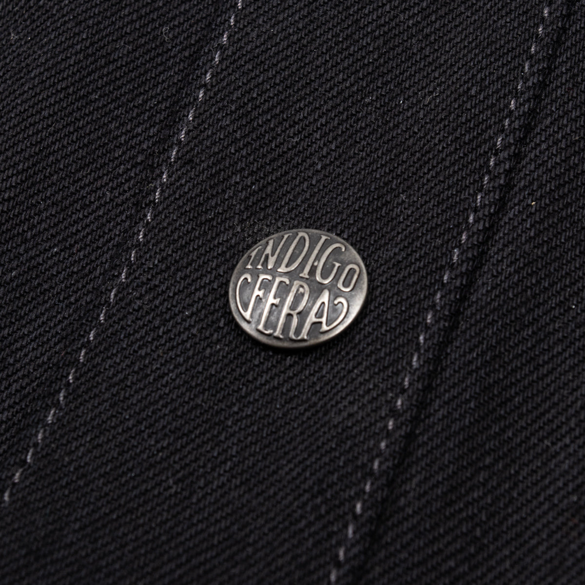 Indigofera Copeland Slim Fit Jacket - 14oz Black Gunpowder Selvedge - Standard & Strange