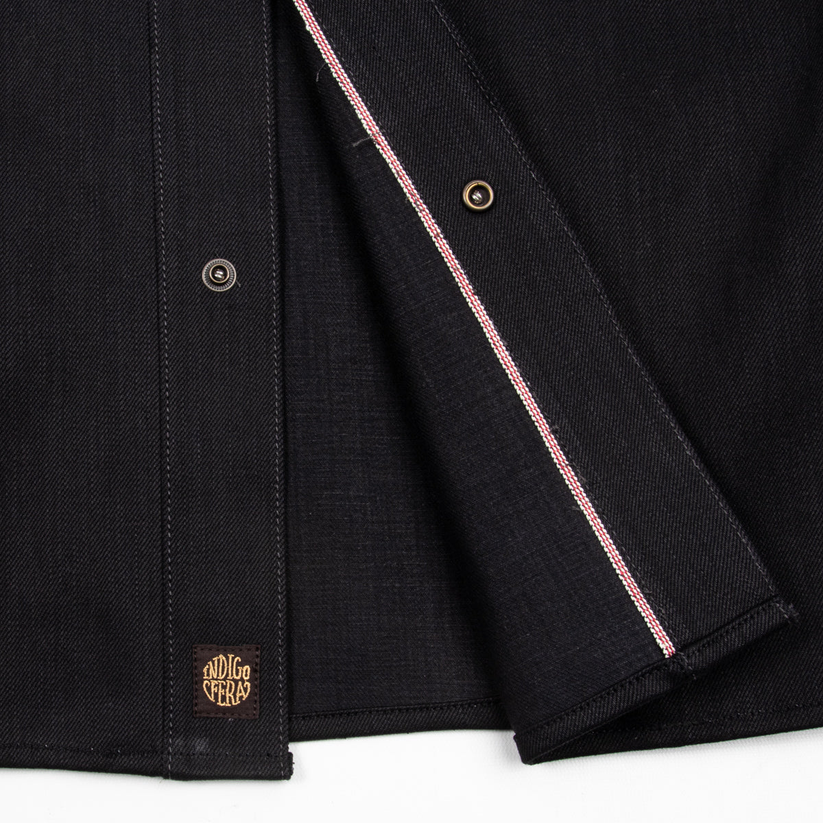 Indigofera Copeland Slim Fit Jacket - 14oz Black Gunpowder Selvedge - Standard & Strange