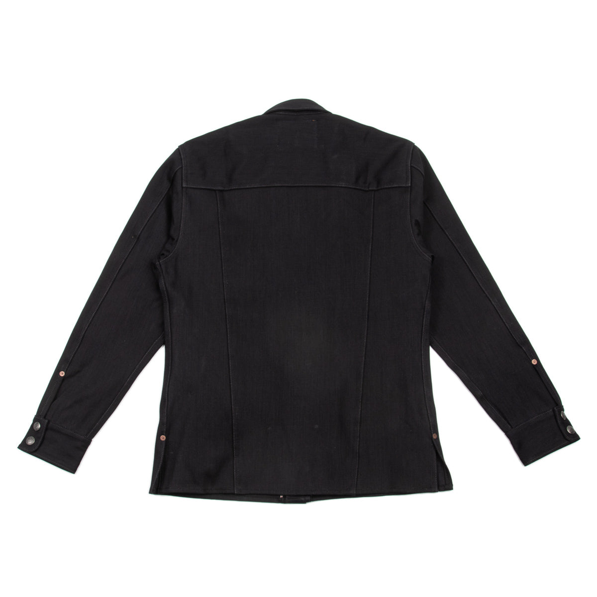 Indigofera Copeland Slim Fit Jacket - 14oz Black Gunpowder Selvedge - Standard & Strange
