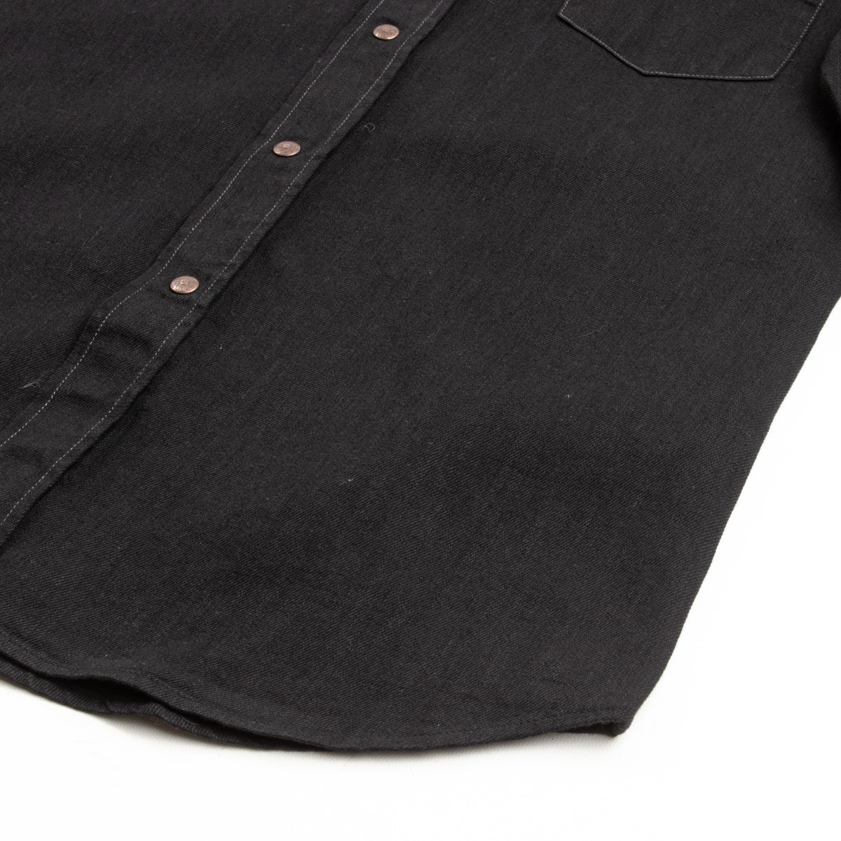 Indigofera Ryman Shirt - Black Denim Rinsed - Standard & Strange