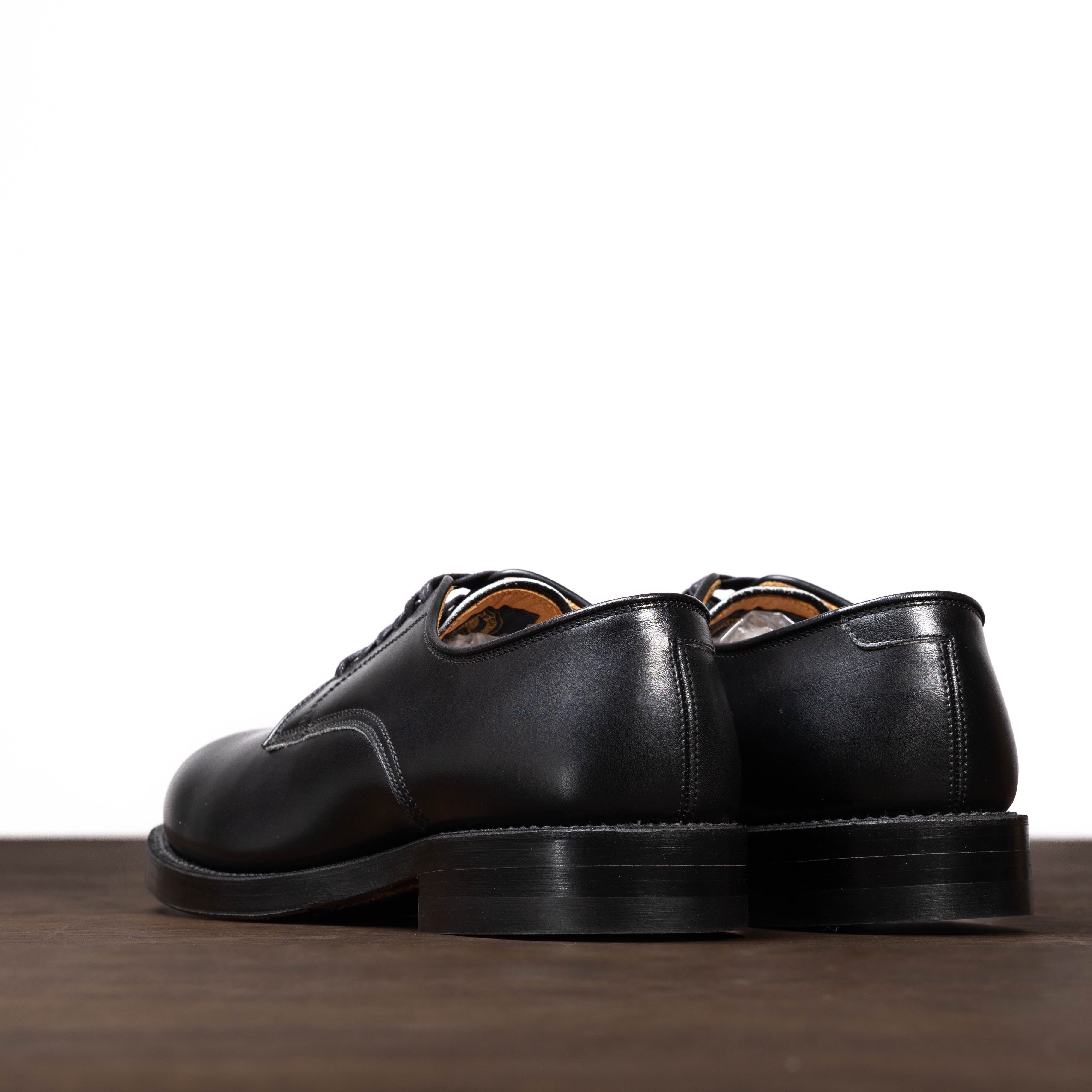 John Lofgren USN Low Quarter Shoes - Black Calfskin - Standard & Strange