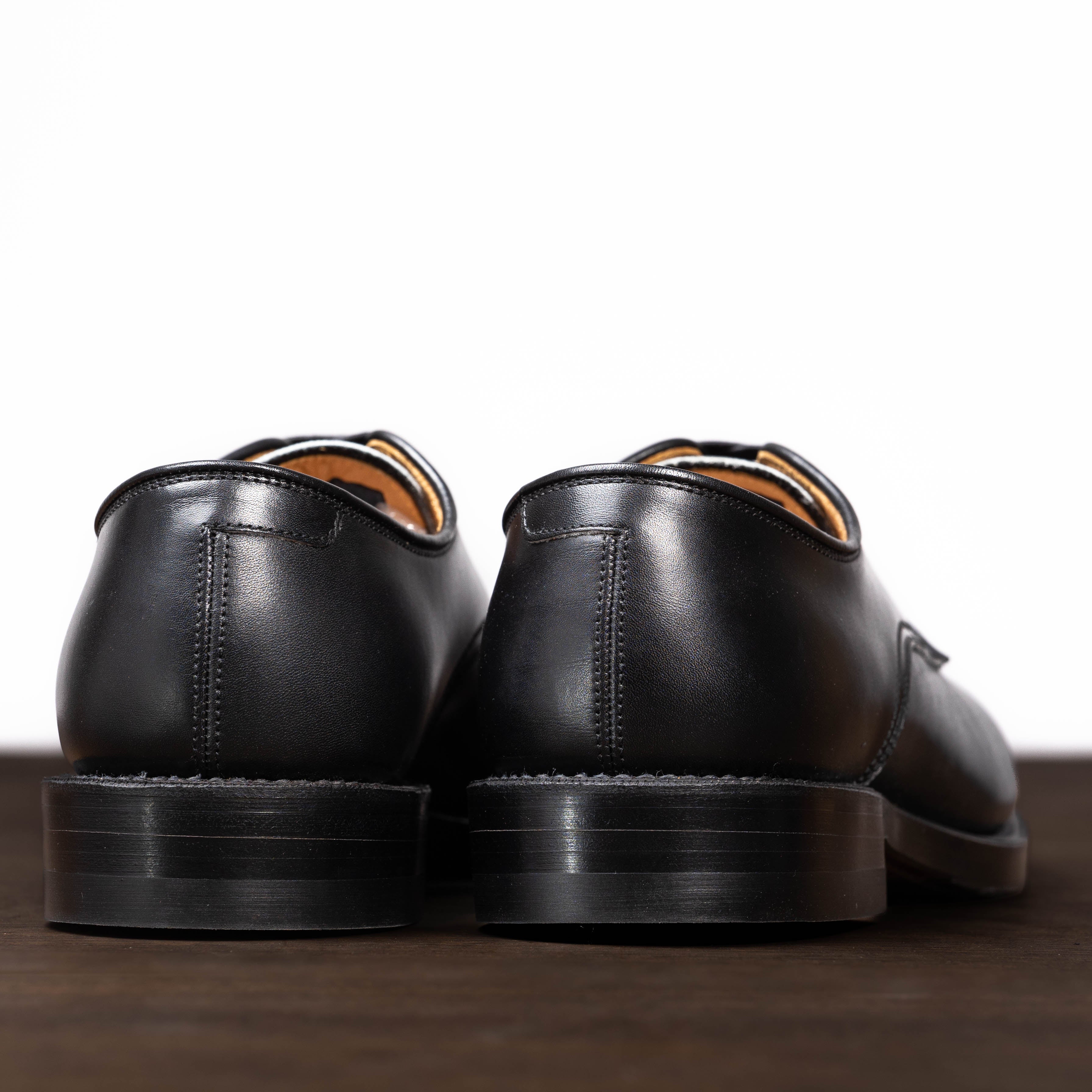 John Lofgren USN Low Quarter Shoes - Black Calfskin - Standard & Strange