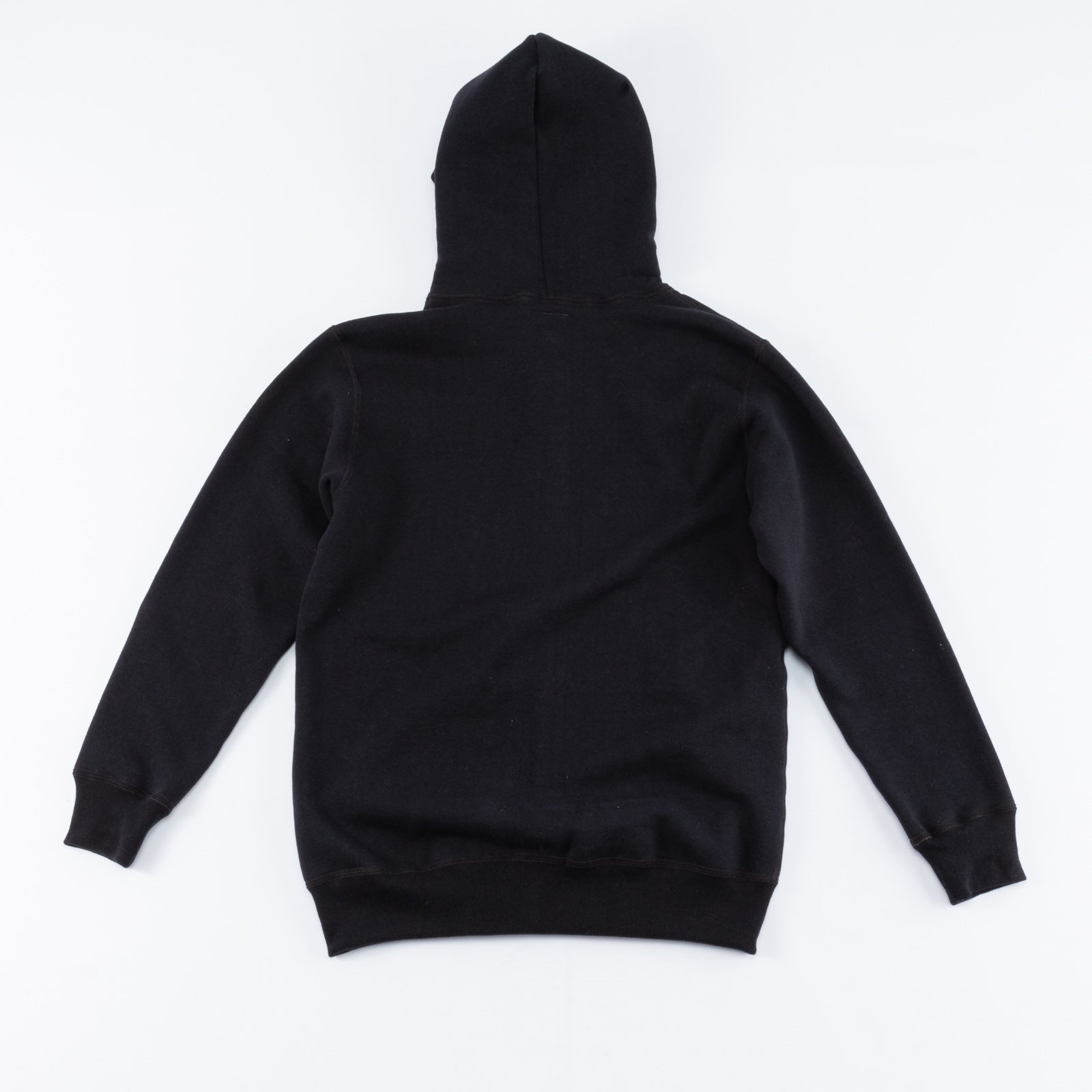 The Real McCoy's Loopwheel Full Zip Hoodie - Black - Standard & Strange