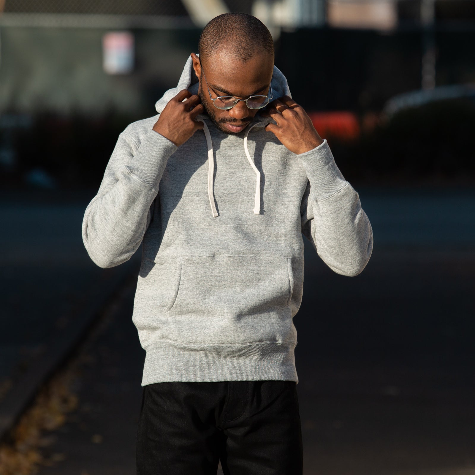 The Real McCoy's Loopwheel Pullover Hoodie - Gray - Standard & Strange