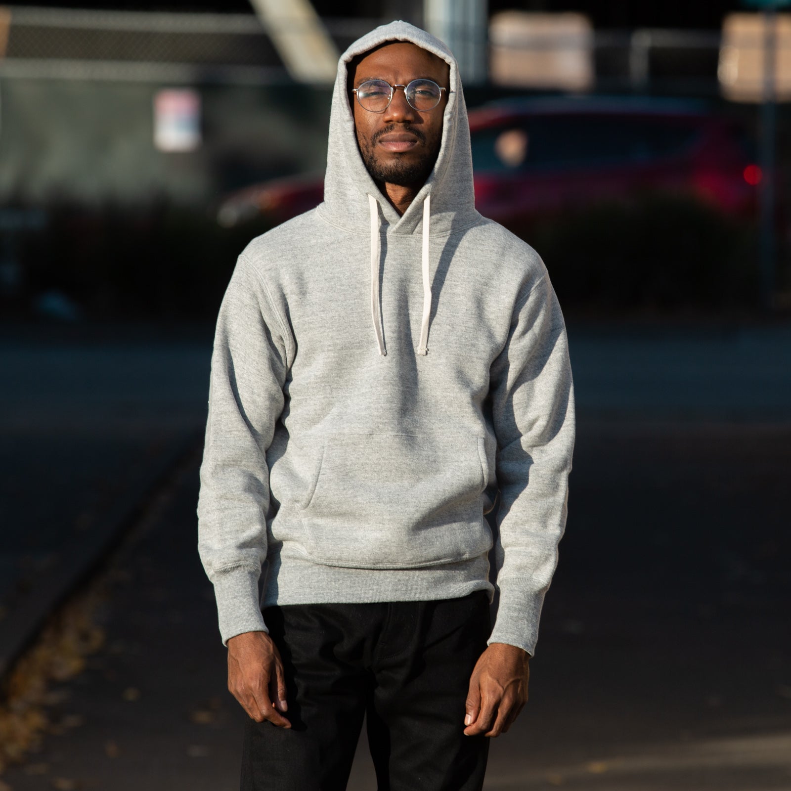The Real McCoy's Loopwheel Pullover Hoodie - Gray - Standard & Strange
