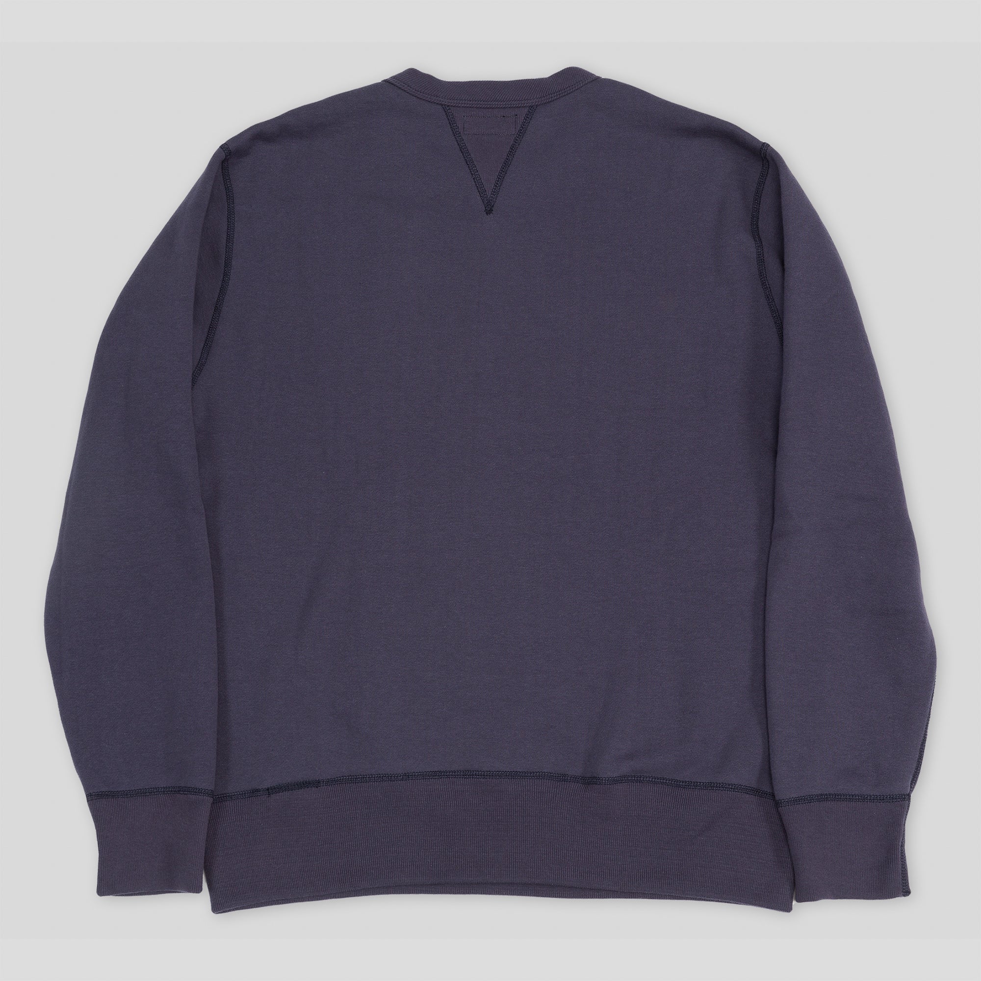 The Real McCoy's Loopwheel Crewneck Sweatshirt - Navy - Standard & Strange