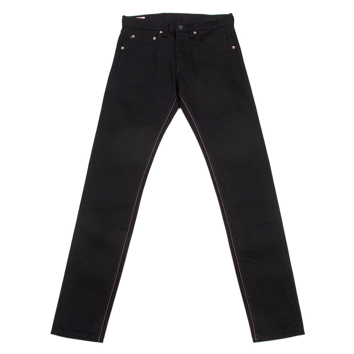 0306-B Tight Tapered Fit - 15.7oz Black/Black Selvedge