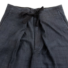 MotivMfg Free Pleat Trousers - Midnight Tussah Silk Broadcloth - Standard & Strange
