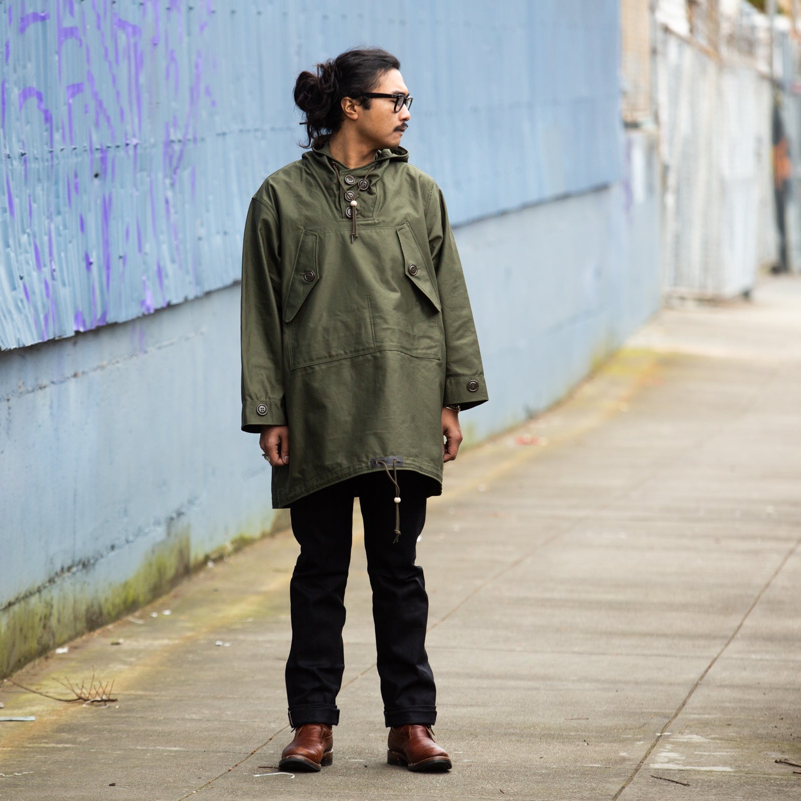The Real McCoy's PARKA, FIELD, COTTON, OD - Standard & Strange