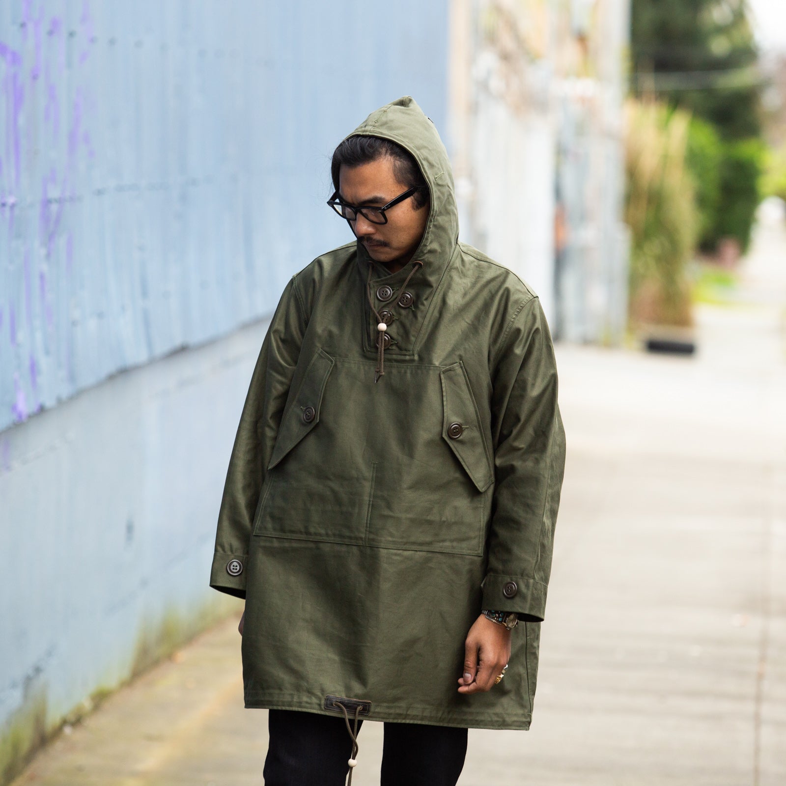 The Real McCoy's PARKA, FIELD, COTTON, OD - Standard & Strange