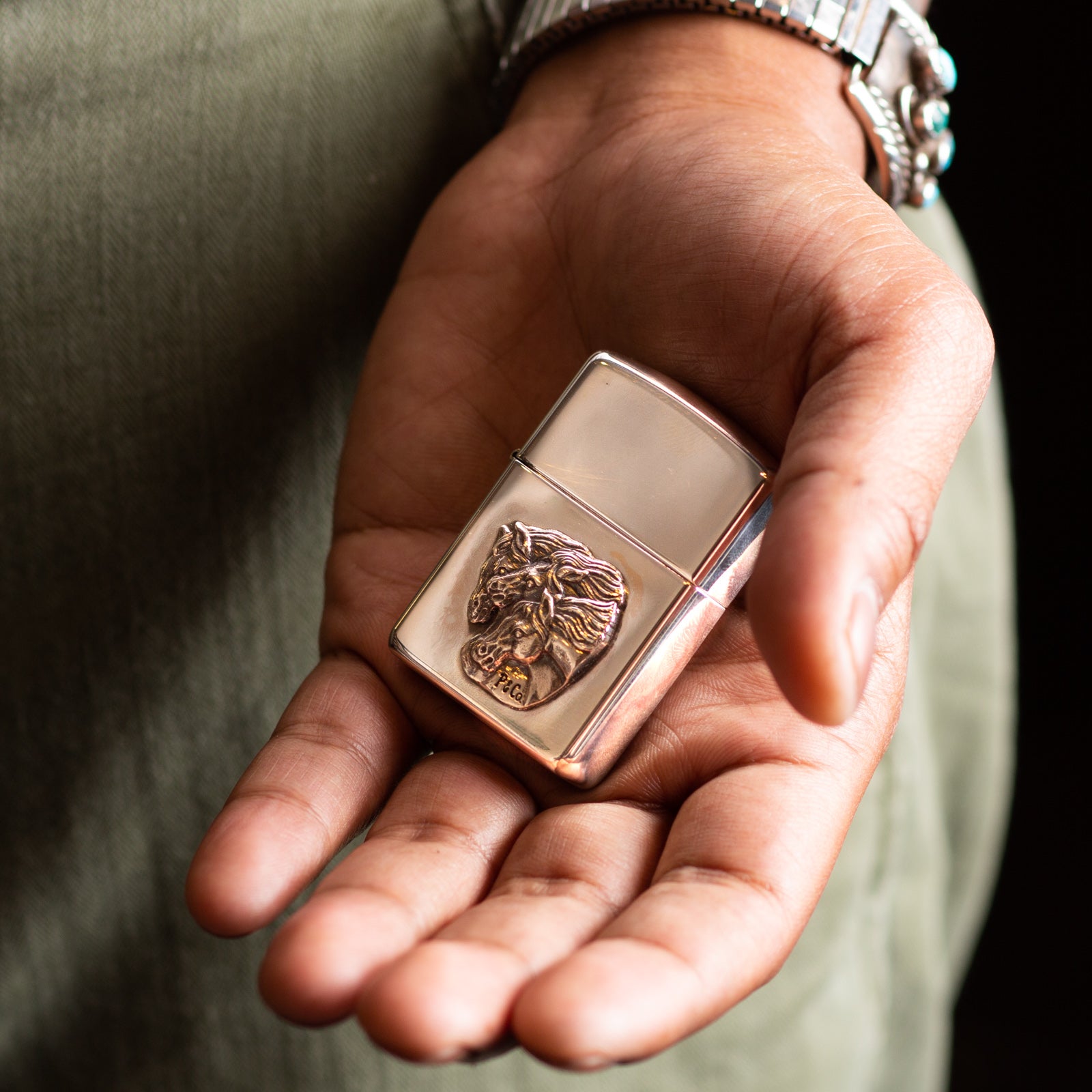 Peanuts & Co Pharaoh's Horses Zippo - Silver - Standard & Strange